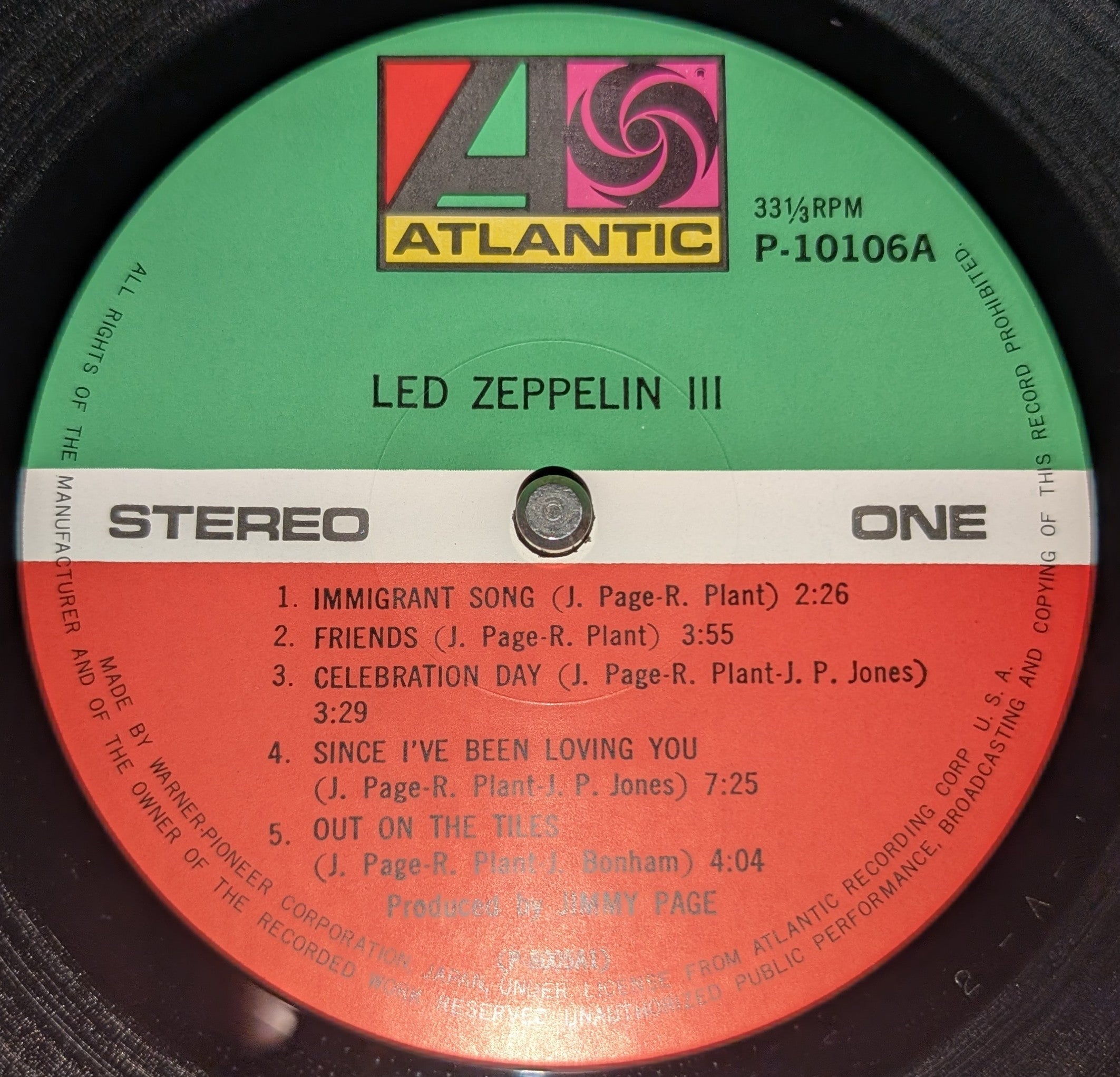 Led Zeppelin - Led Zeppelin III  レッド・ツェッペリン III