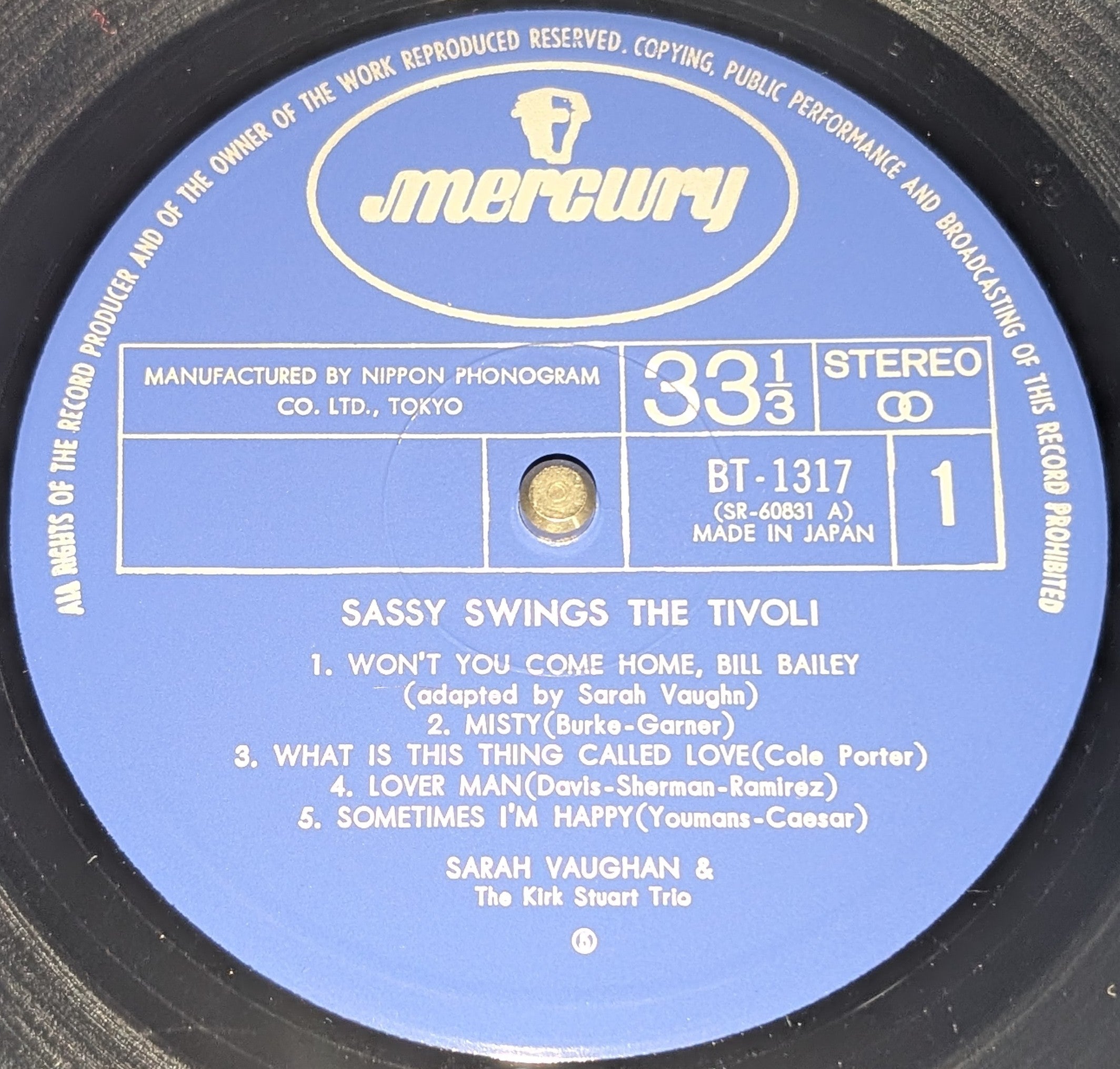 Sarah Vaughan - Sassy Swings The Tivoli
