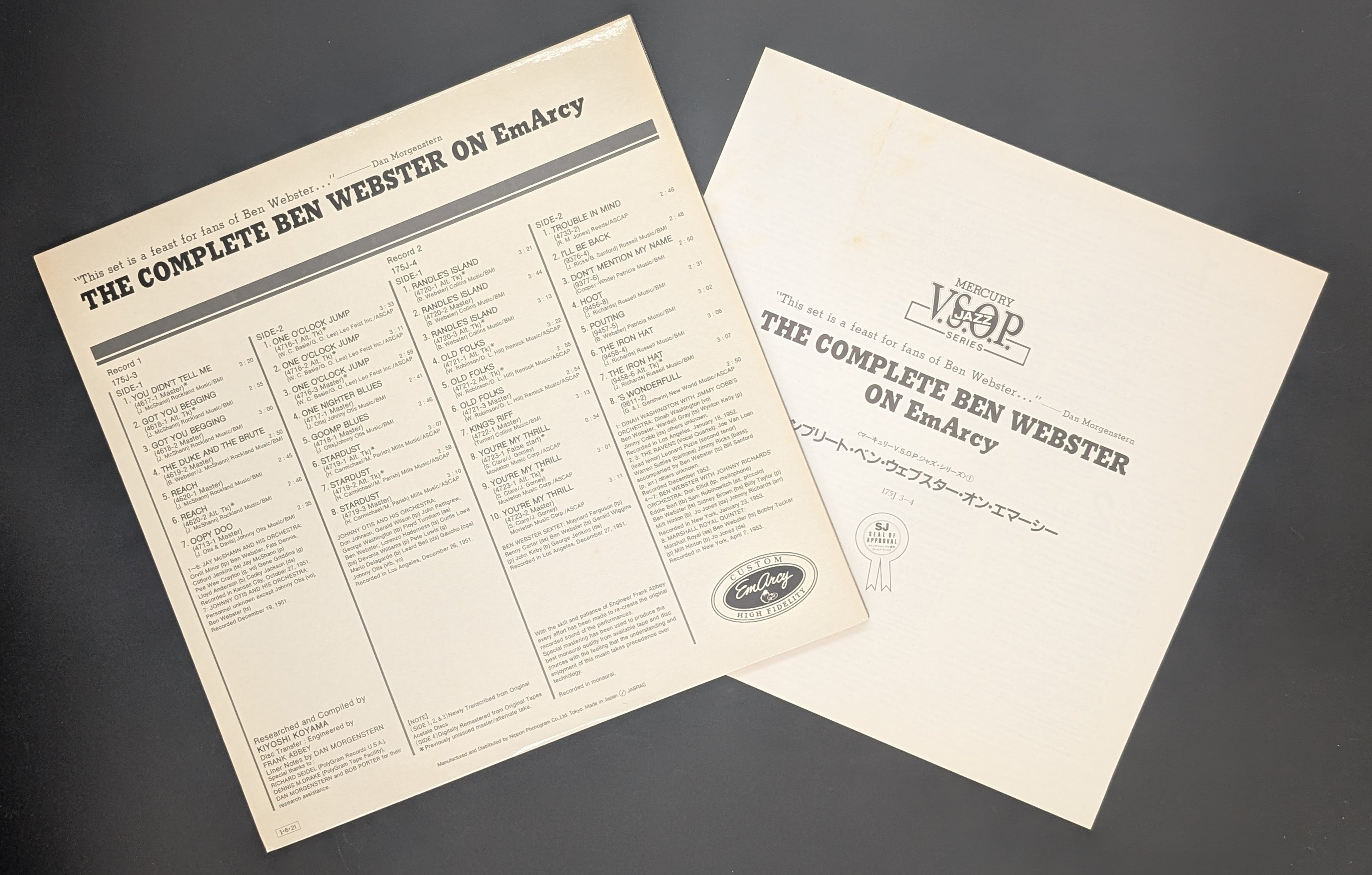 Ben Webster - The Big Tenor: The Complete Ben Webster On EmArcy