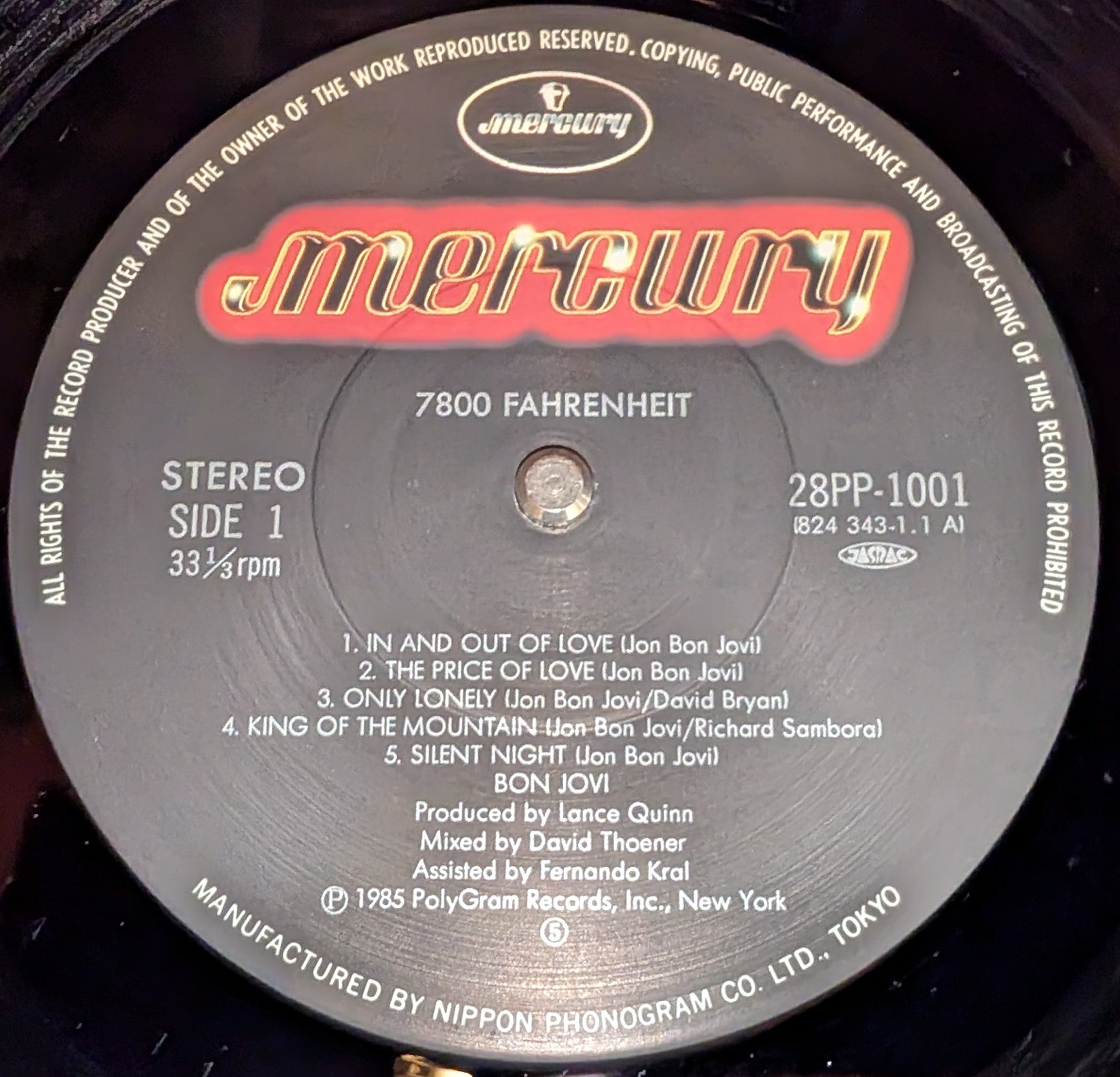 Bon Jovi - 7800° Fahrenheit  7800 ファーレンハイト
