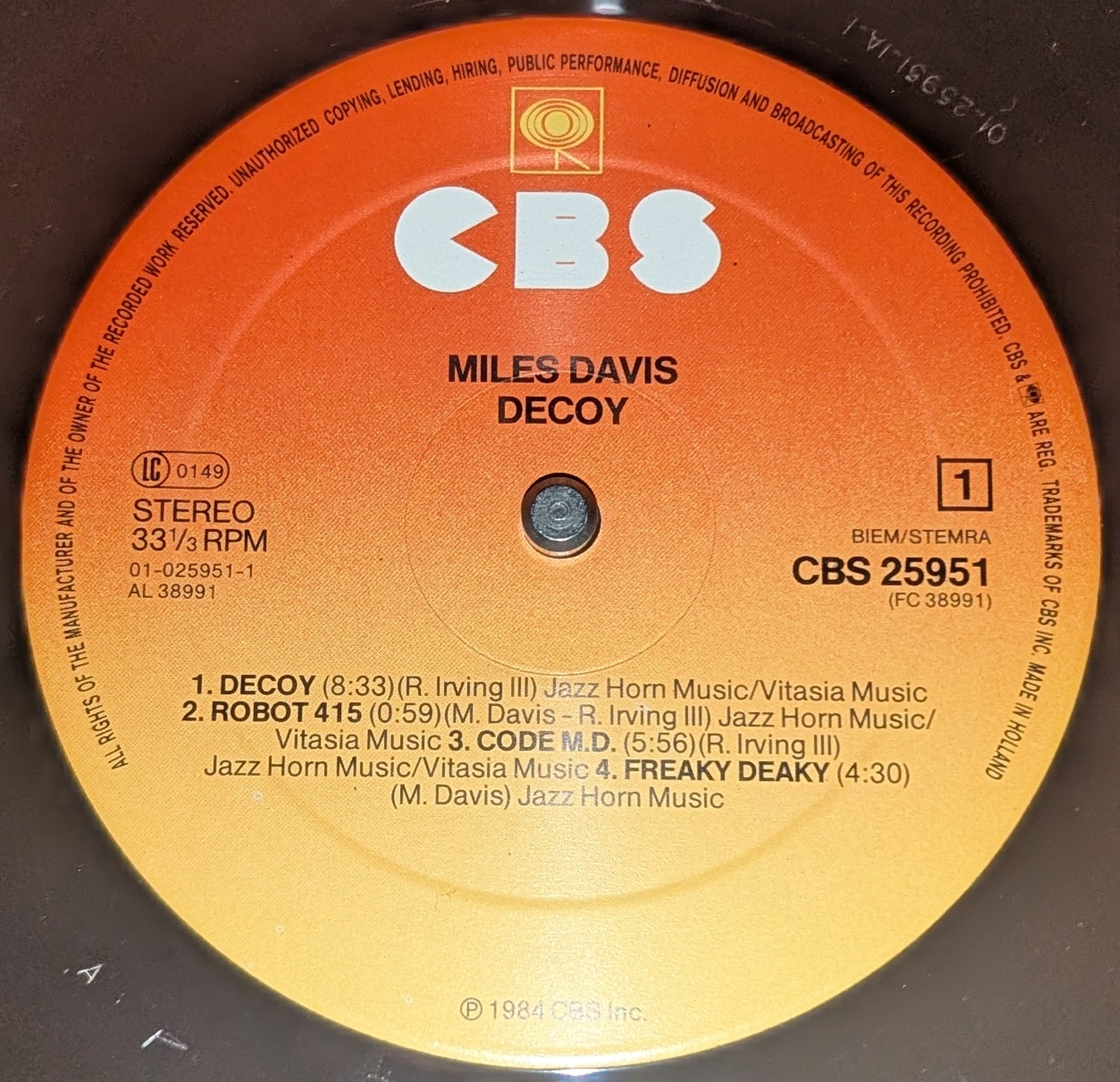 Miles Davis - Decoy