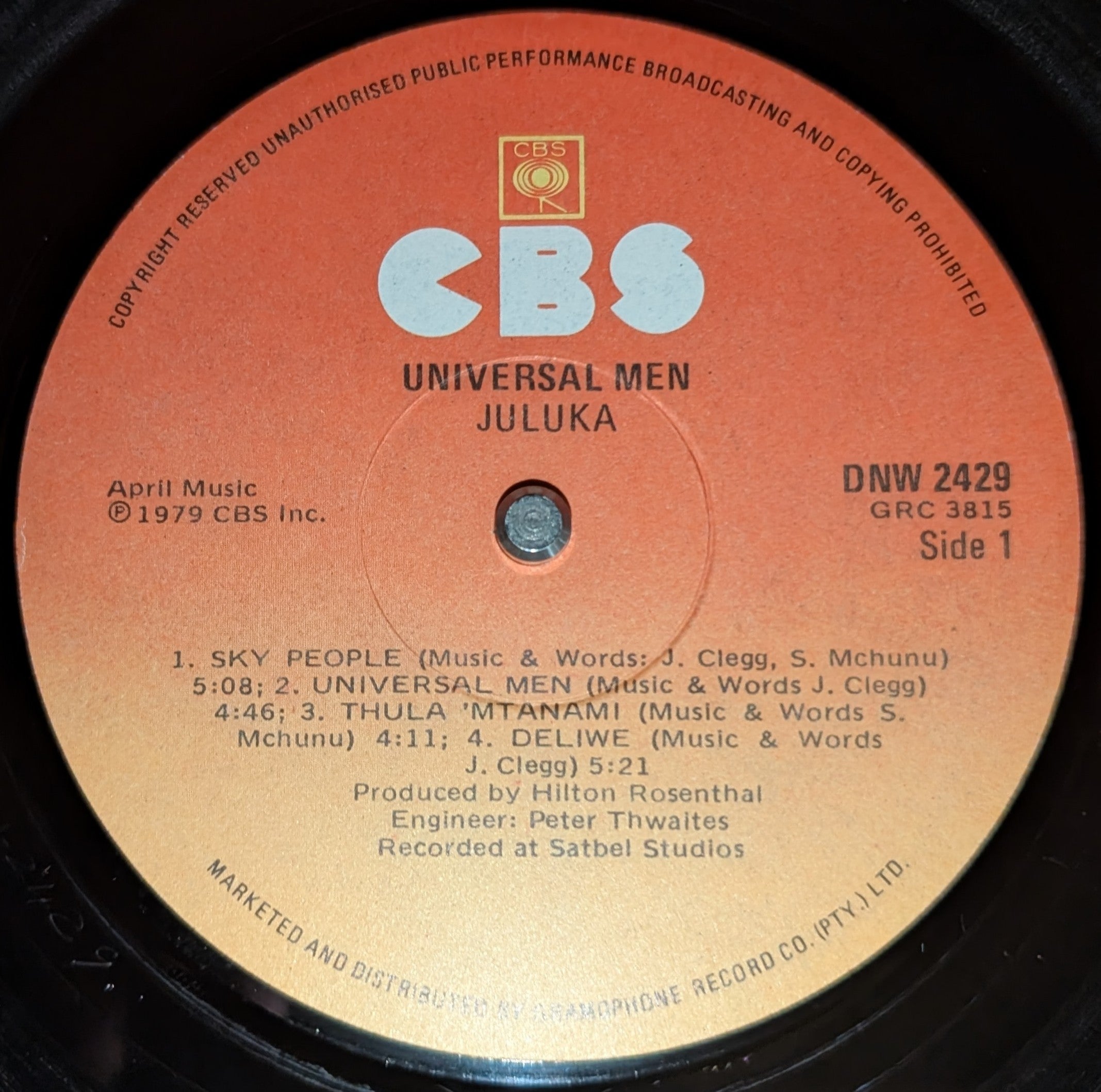 Juluka - Universal Men