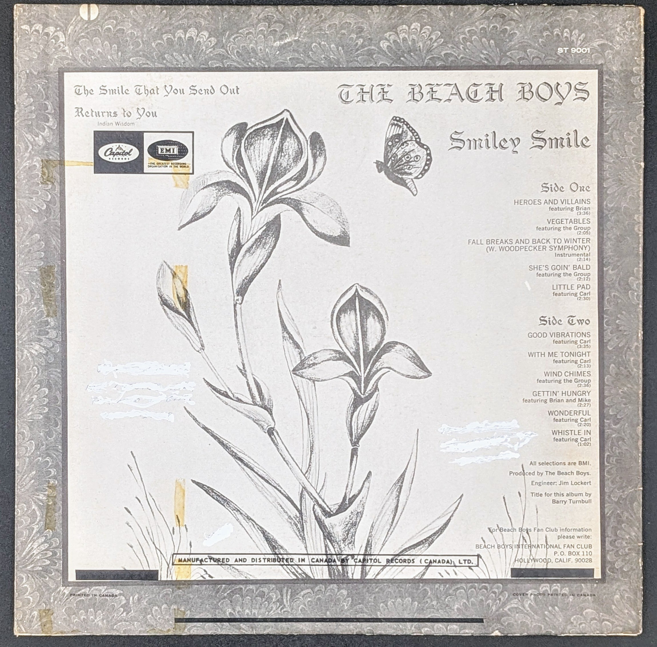 The Beach Boys - Smiley Smile  ** Sold **