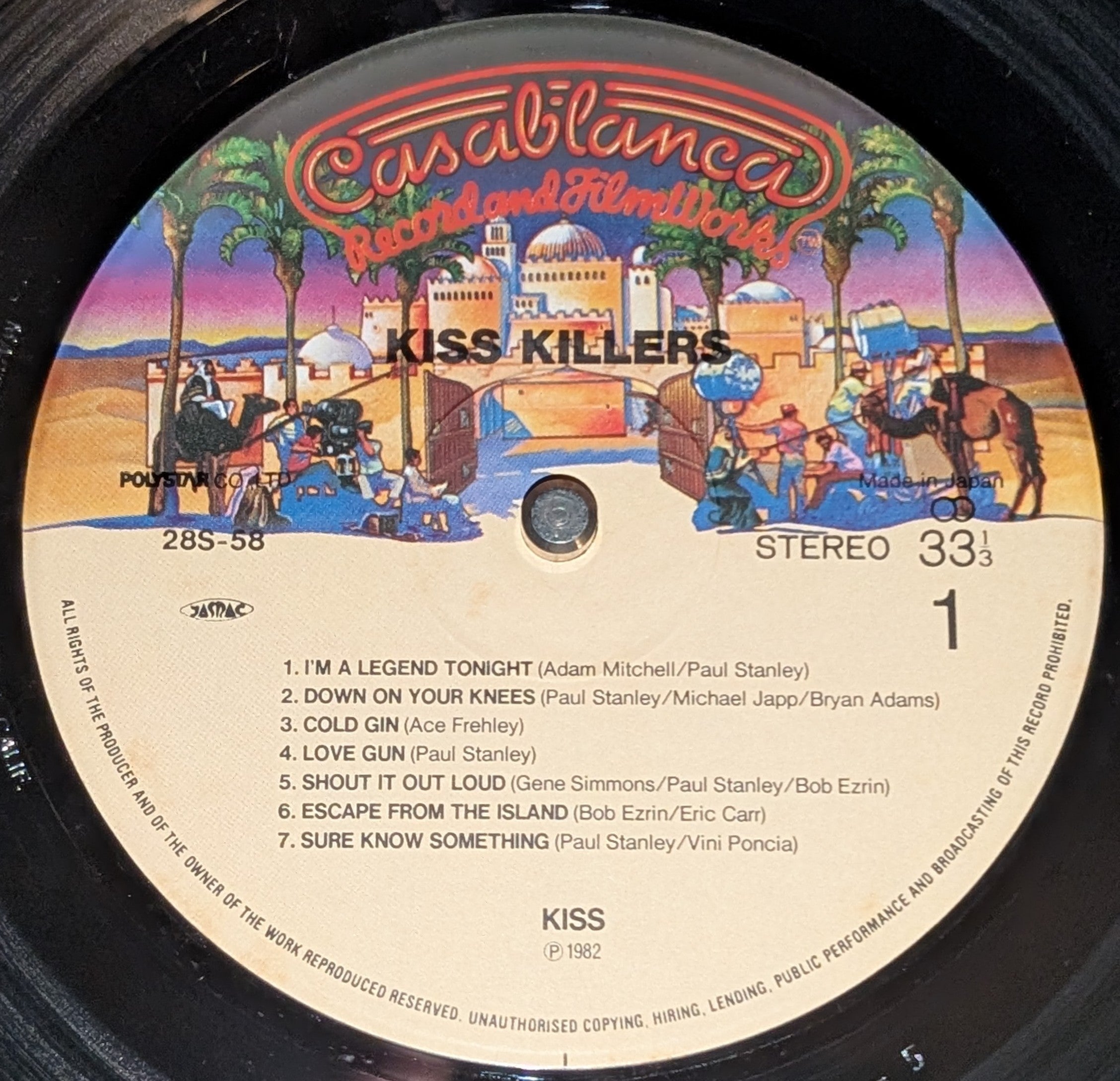 Kiss - Killers ** Sold **