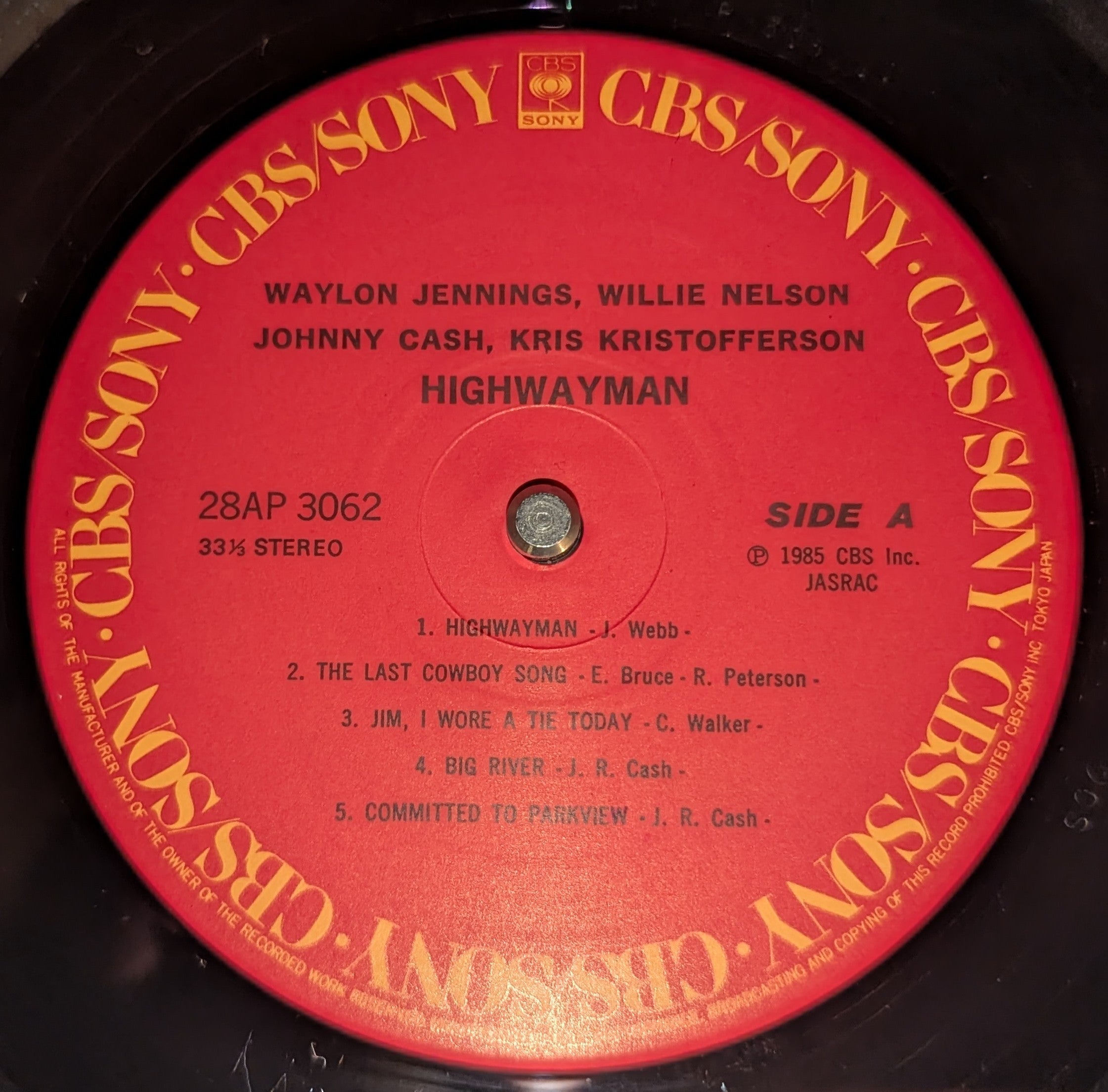 Waylon Jennings • Willie Nelson • Johnny Cash • Kris Kristofferson - Highwayman 7 7