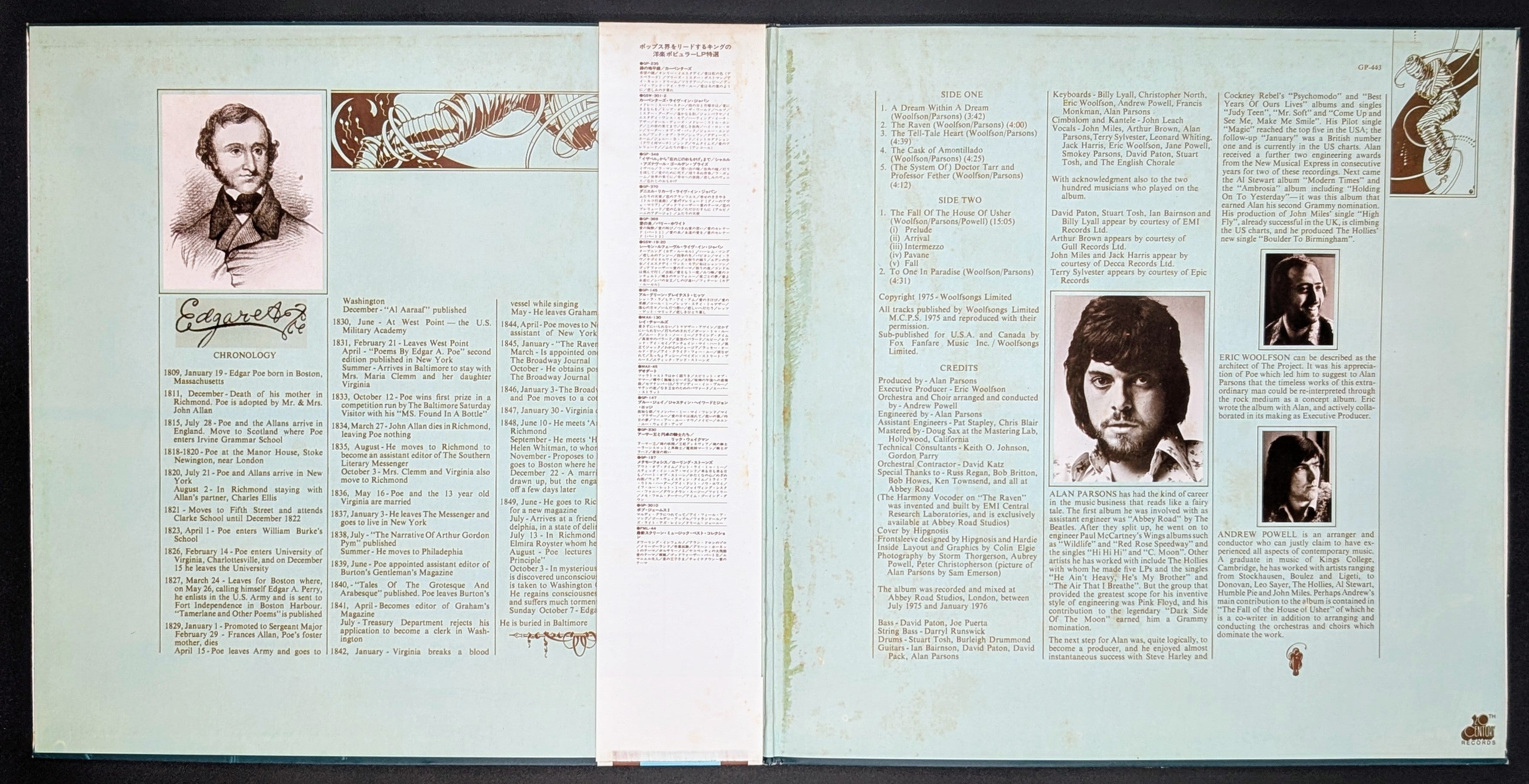 The Alan Parsons Project - Tales Of Mystery And Imagination - Edgar Allan Poe