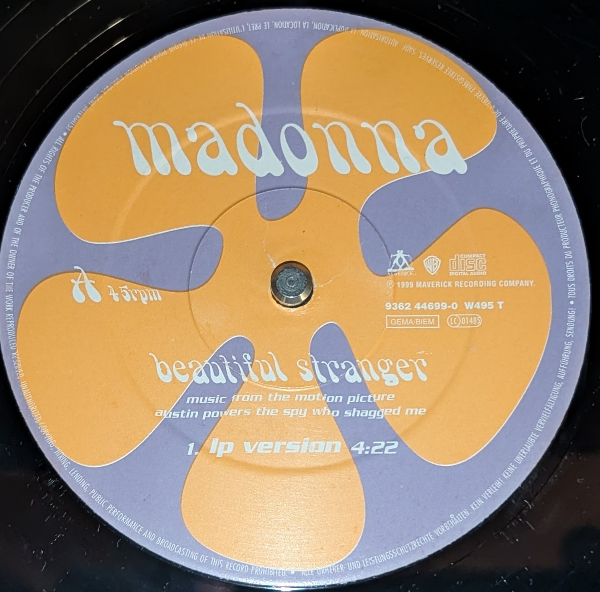 Madonna - Beautiful Stranger (Music From The Motion Picture Austin Powers "The Spy Who Shagged Me")