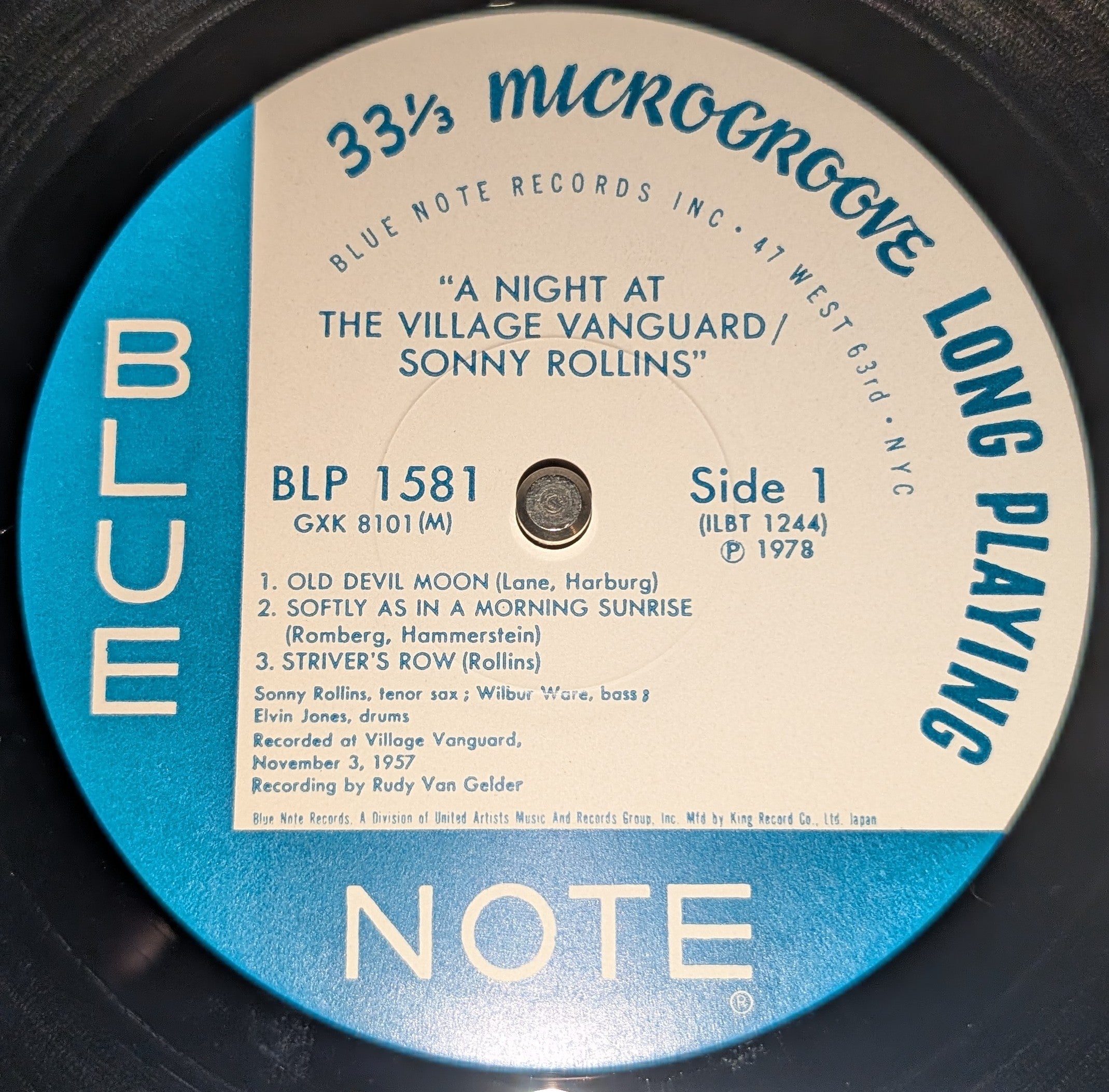 Sonny Rollins - A Night At The "Village Vanguard"