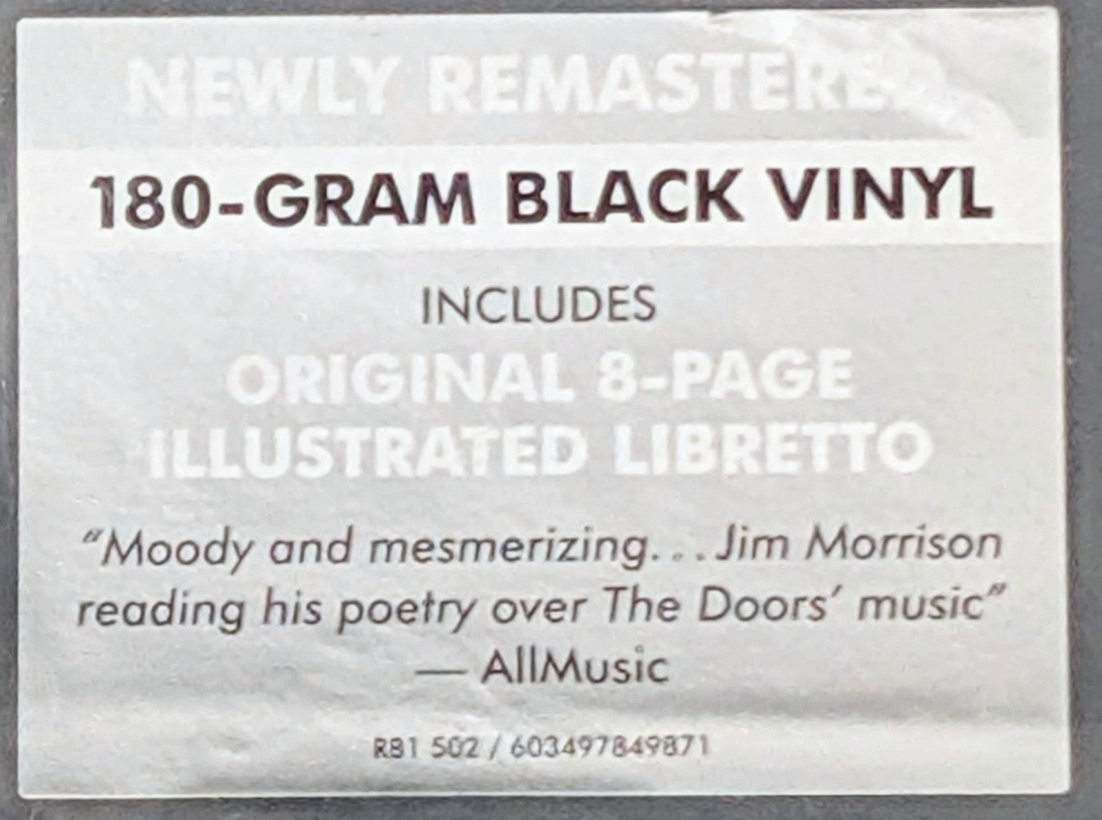 Jim Morrison, The Doors - An American Prayer - Music By The Doors