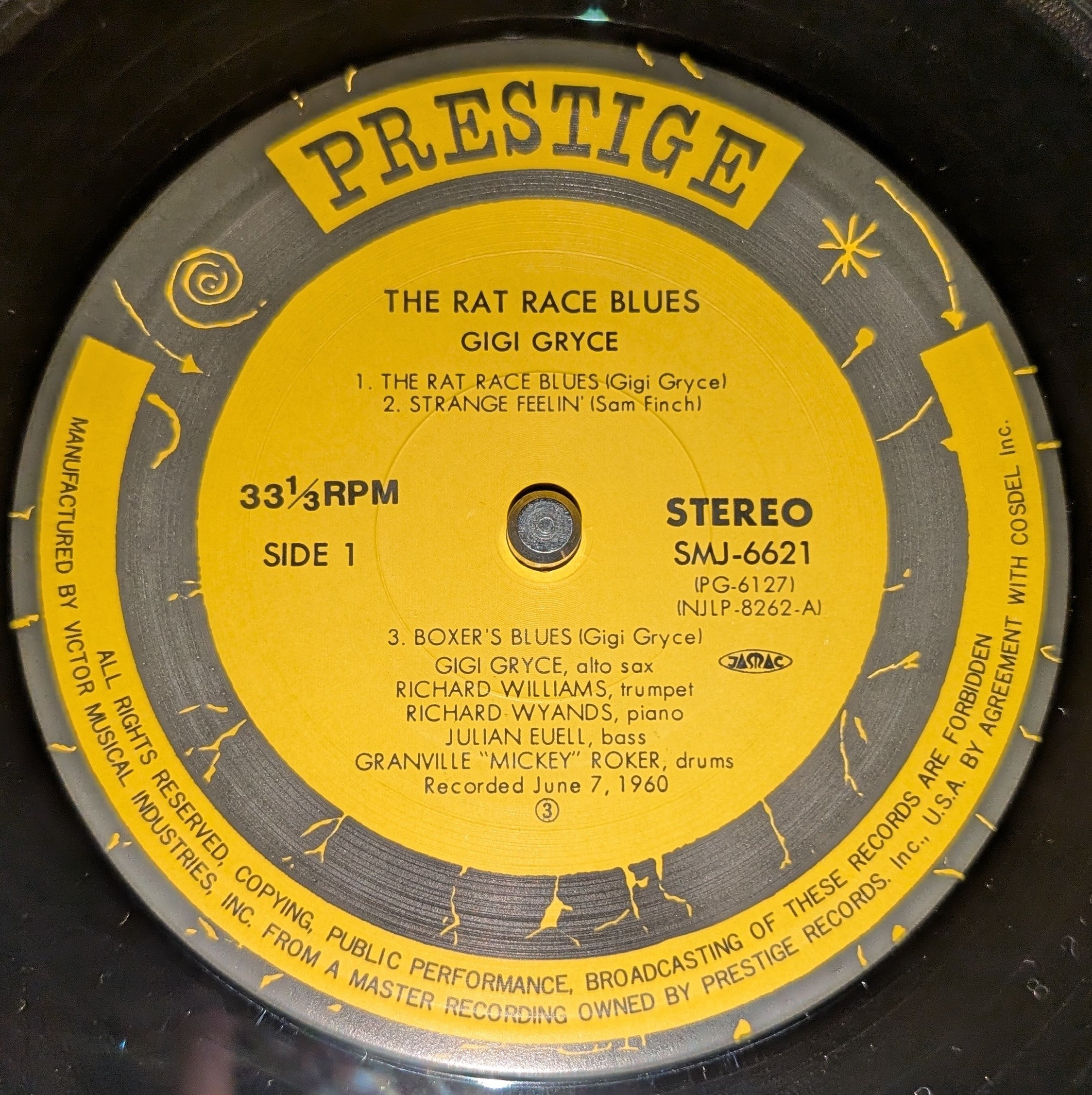 Gigi Gryce Featuring Richard Williams - The Rat Race Blues