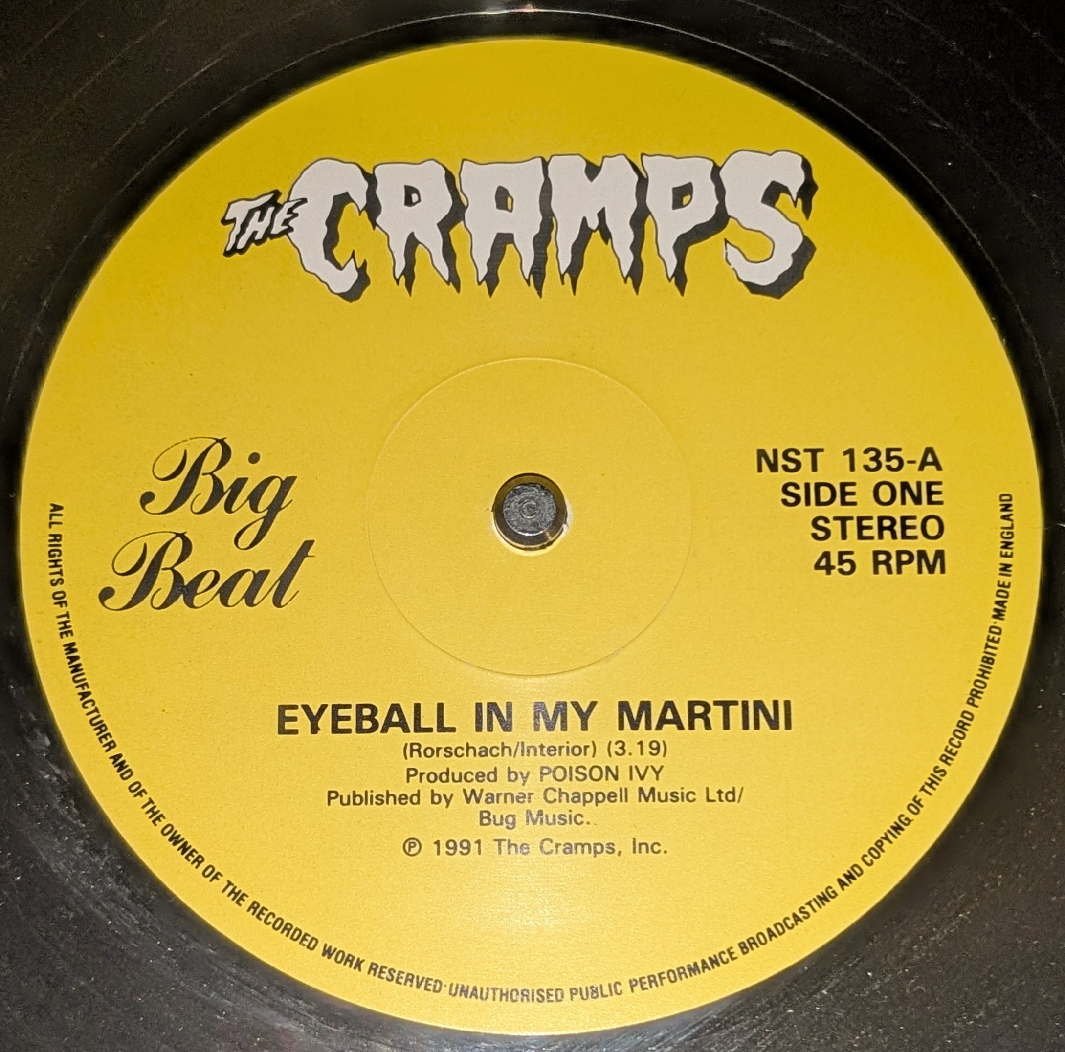 The Cramps - Eyeball In My Martini ** Sold **