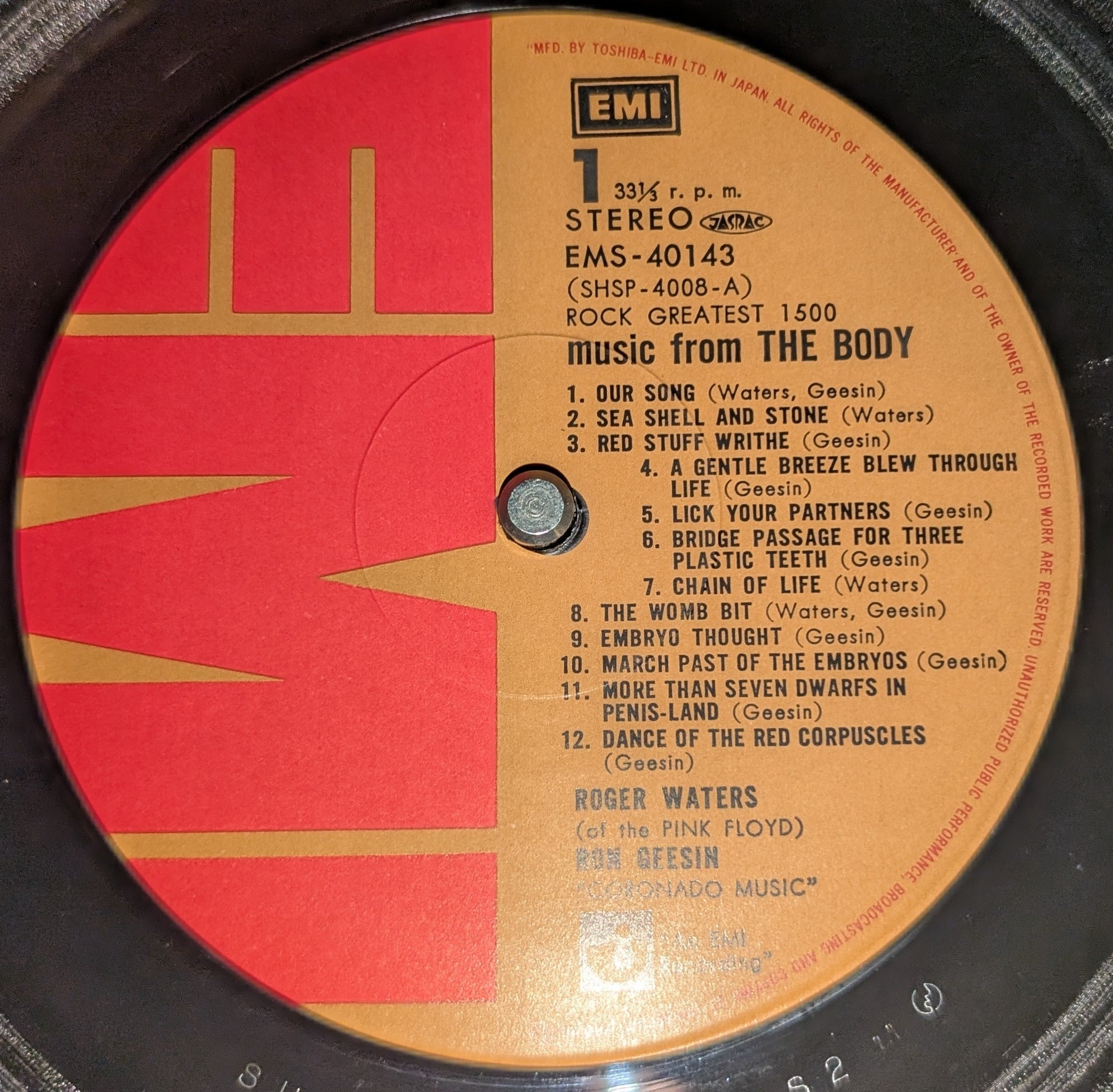 Ron Geesin & Roger Waters - Music From The Body