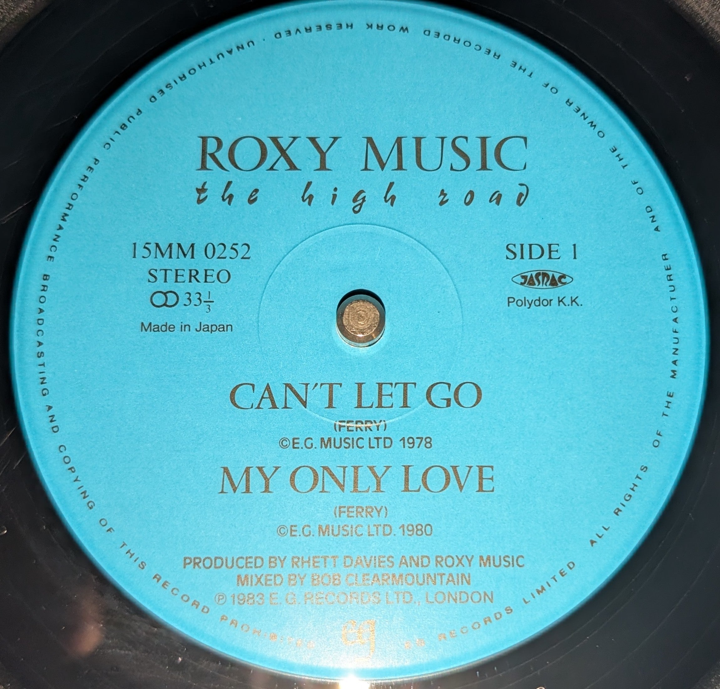 Roxy Music - The High Road