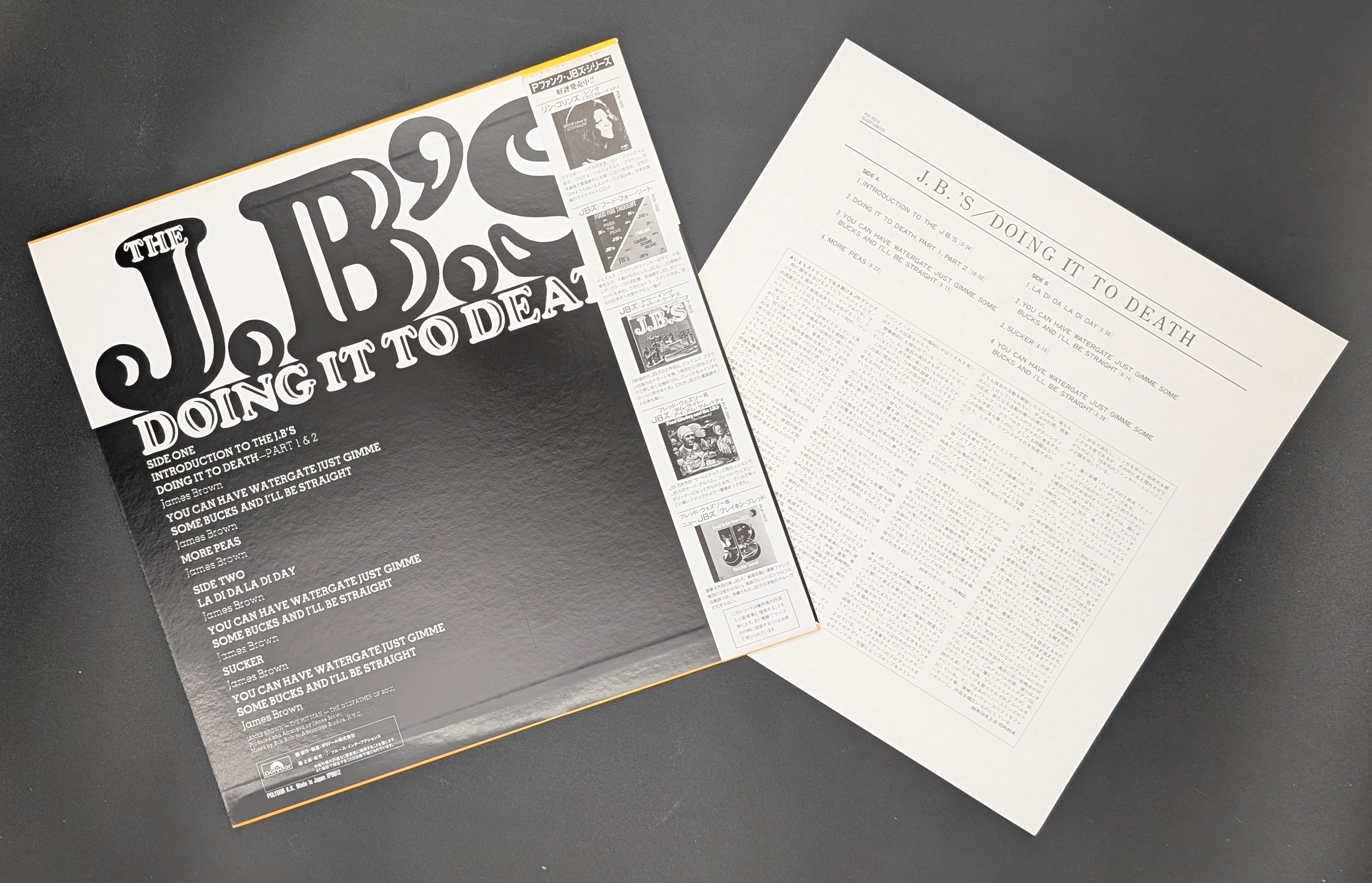 The J.B.'s - Doing It To Death