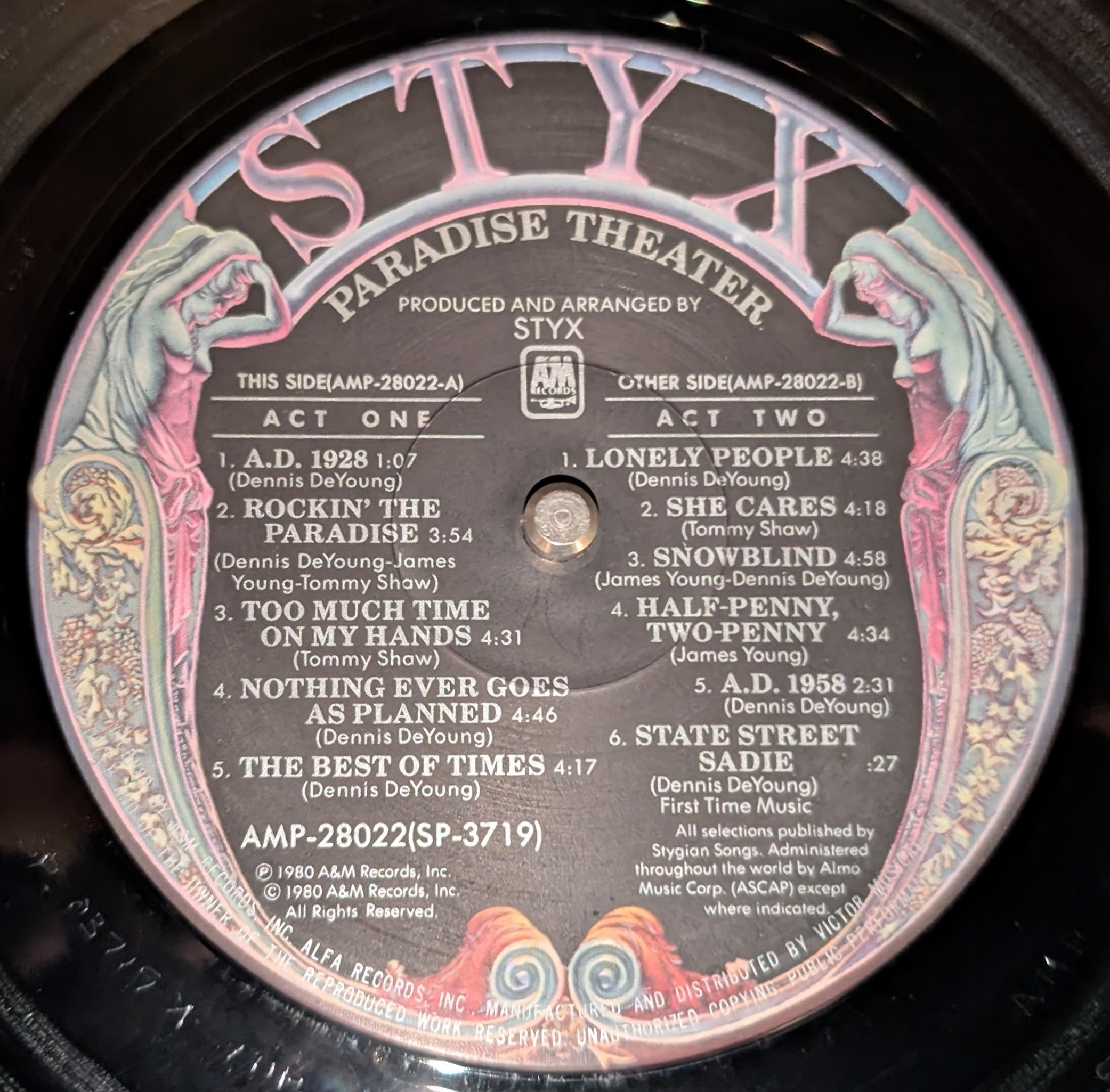 Styx - Paradise Theatre ** Sold **