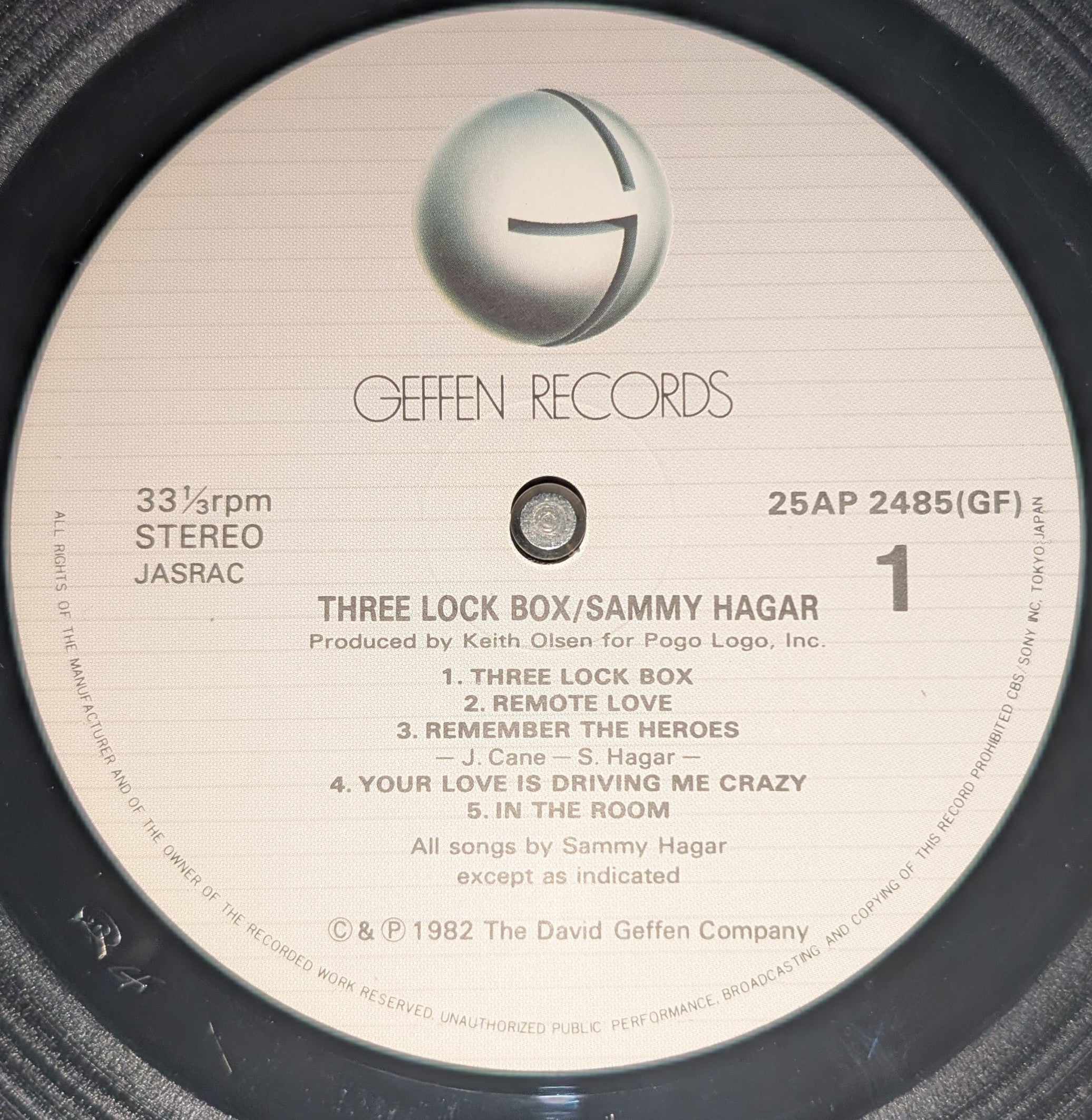 Sammy Hagar - Three Lock Box