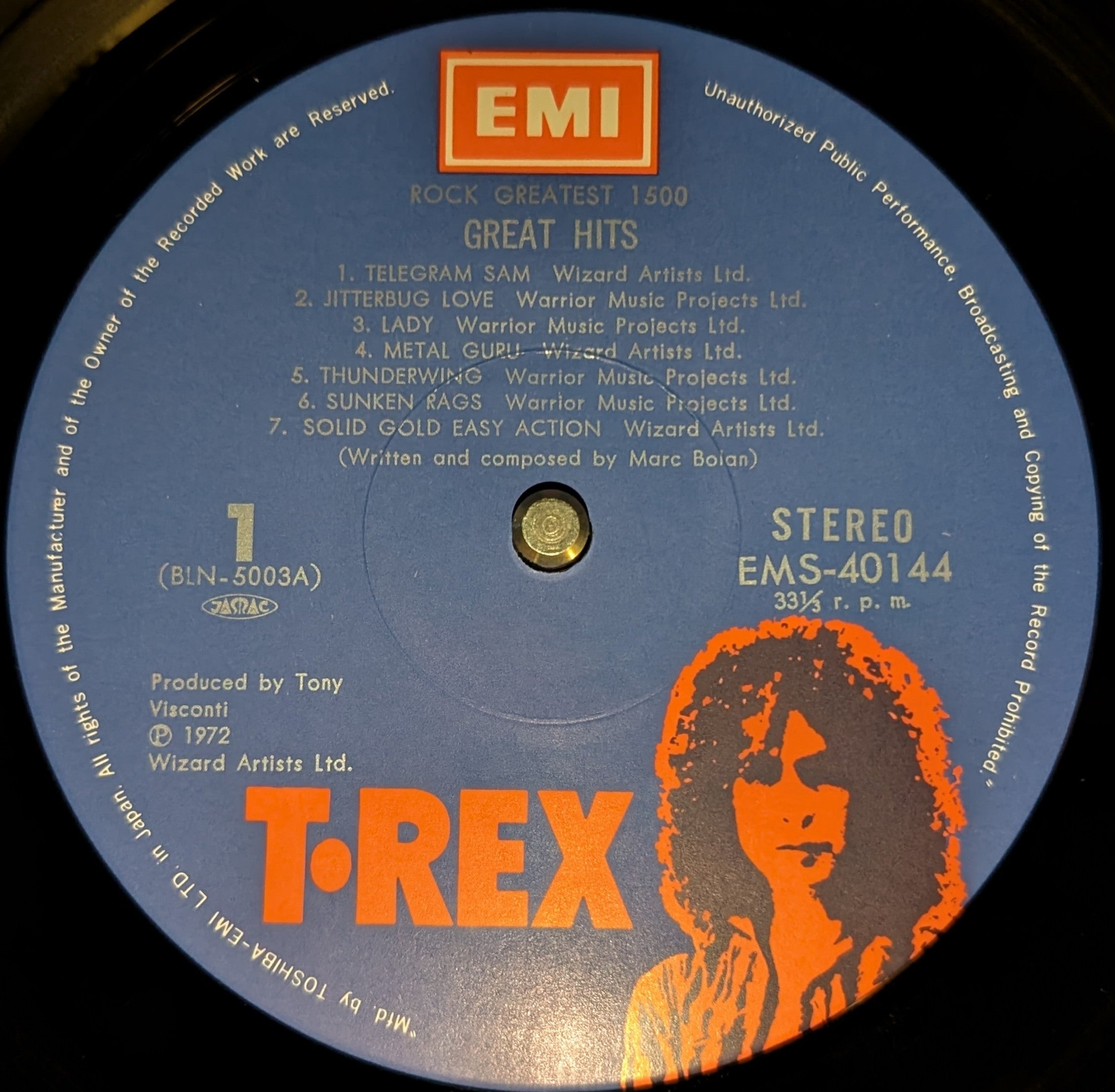 T. Rex - Great Hits ** Sold **