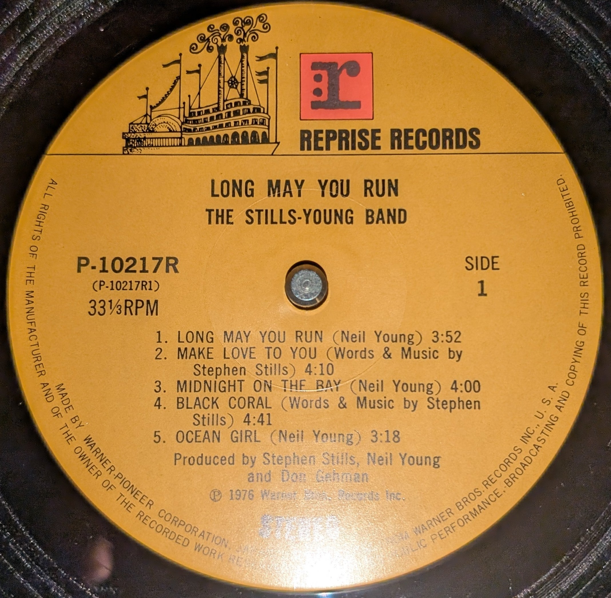The Stills-Young Band - Long May You Run ** Sold **