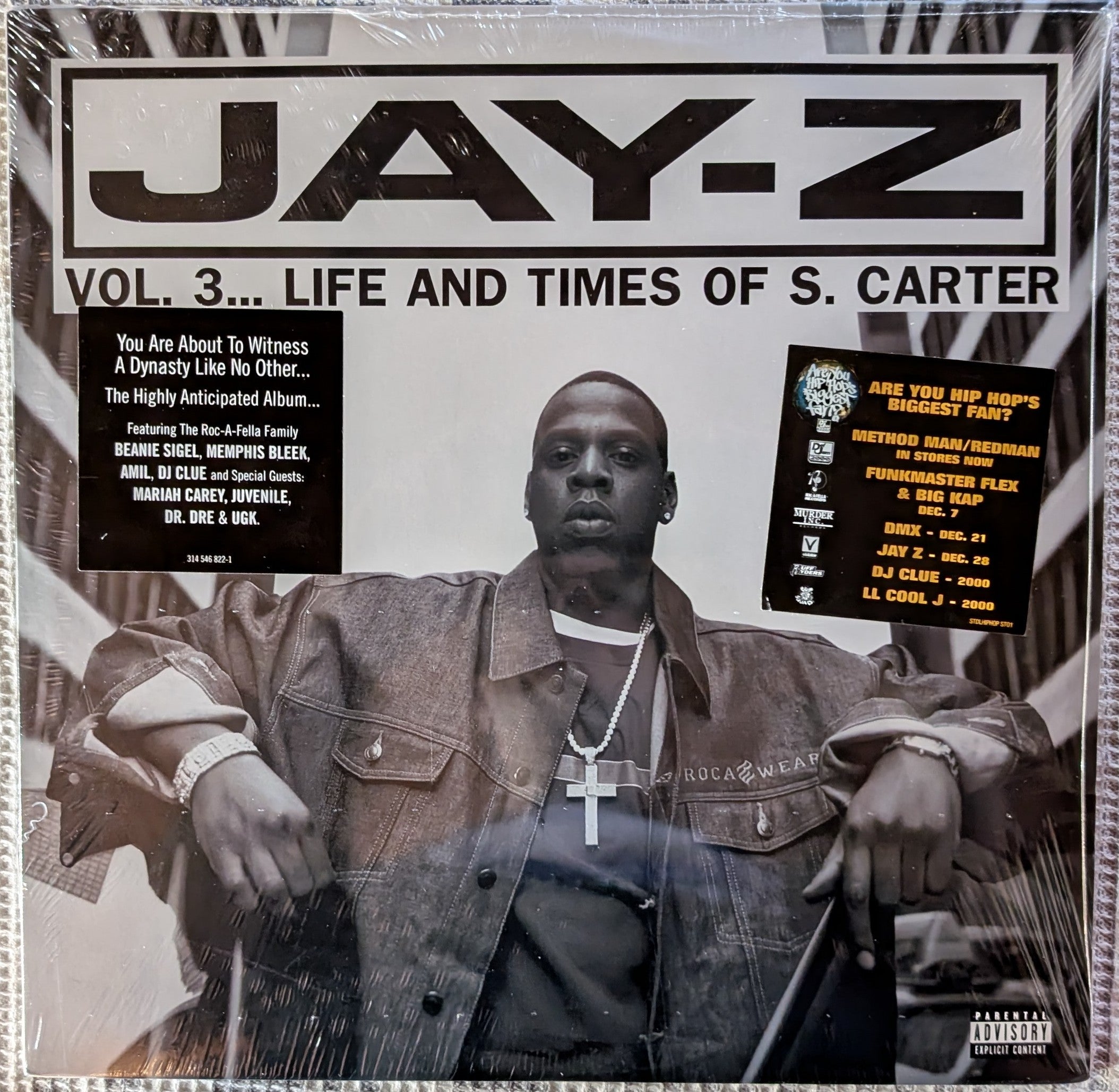 Jay-Z - Vol. 3... Life And Times Of S. Carter (Sealed Vintage)