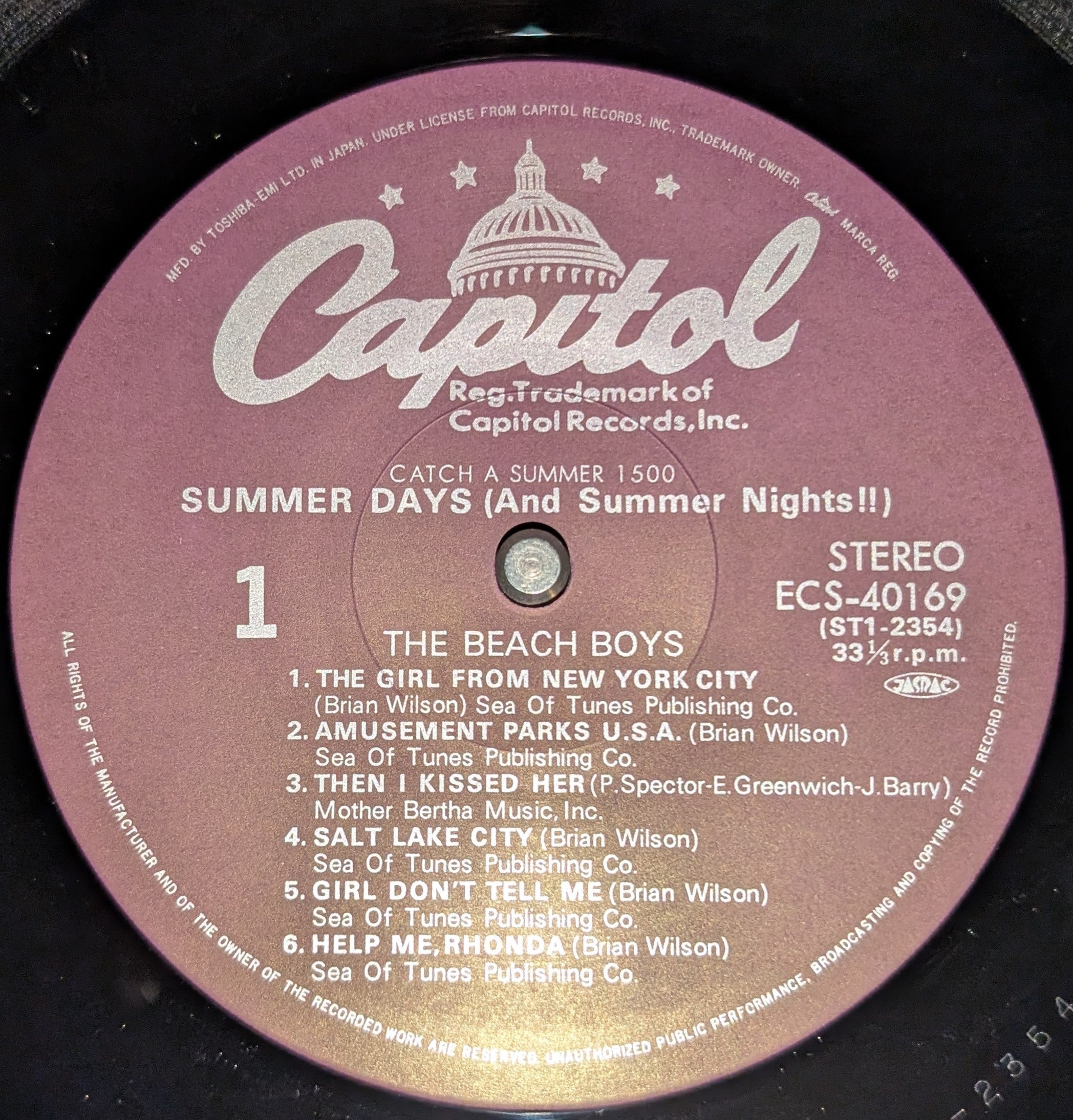 The Beach Boys - Summer Days (And Summer Nights!!)