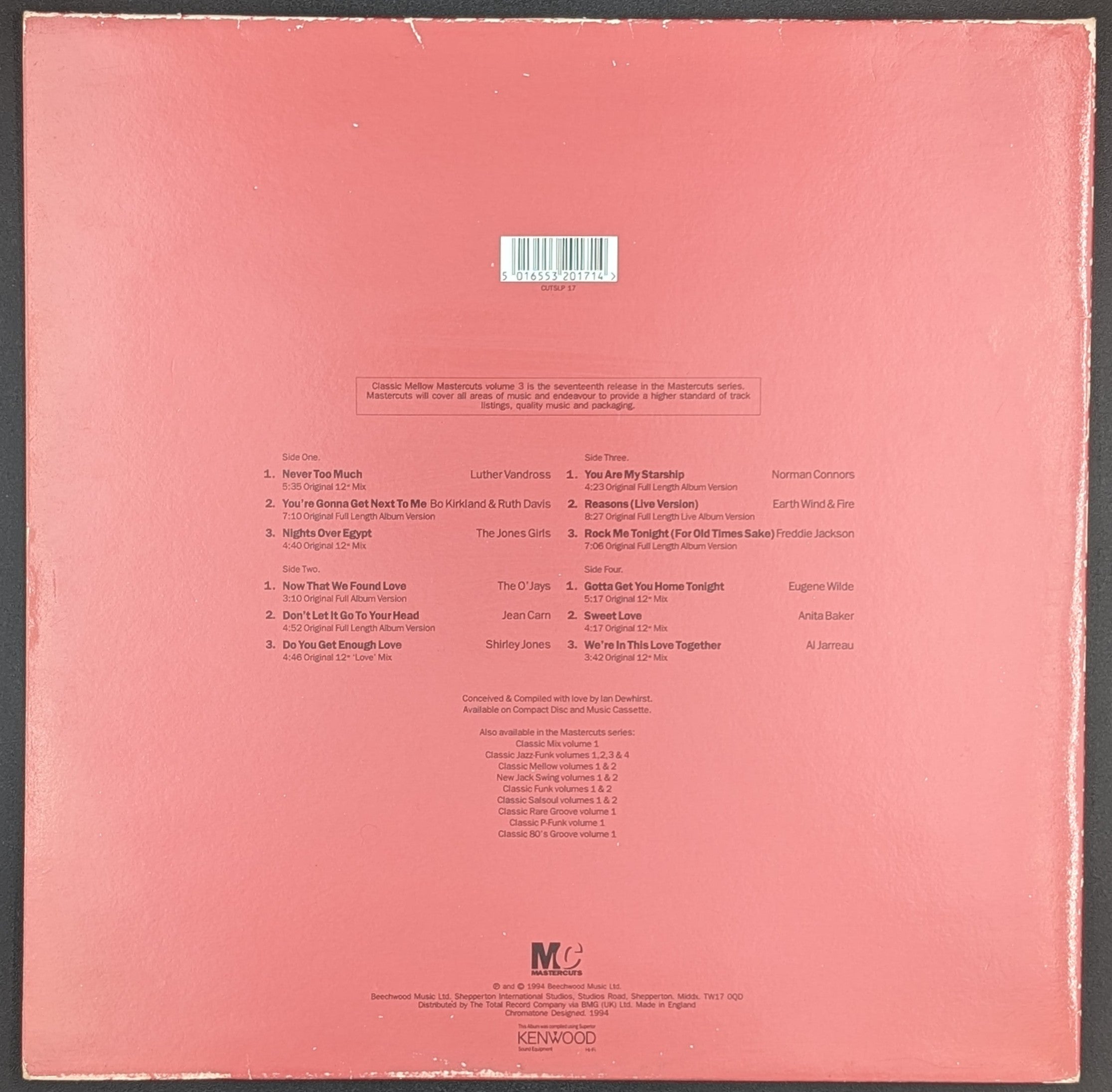 Various - Classic Mellow Mastercuts Volume 3