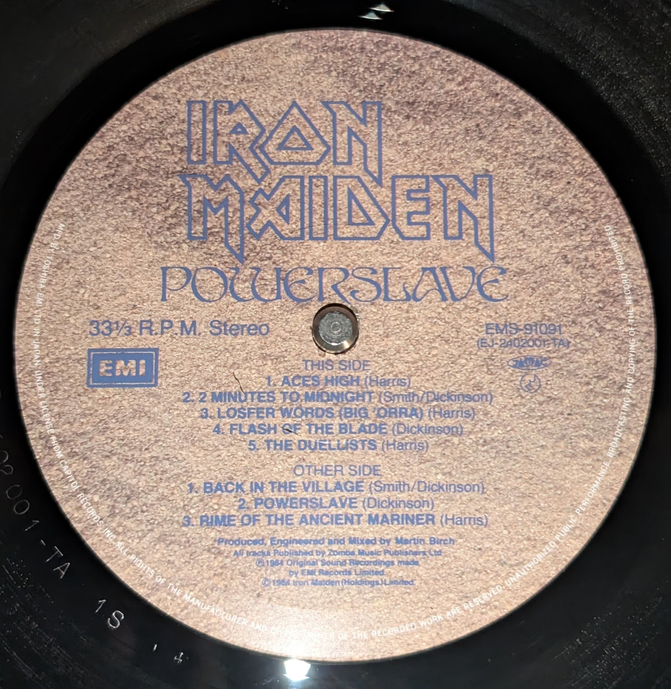 Iron Maiden - Powerslave ** Sold **