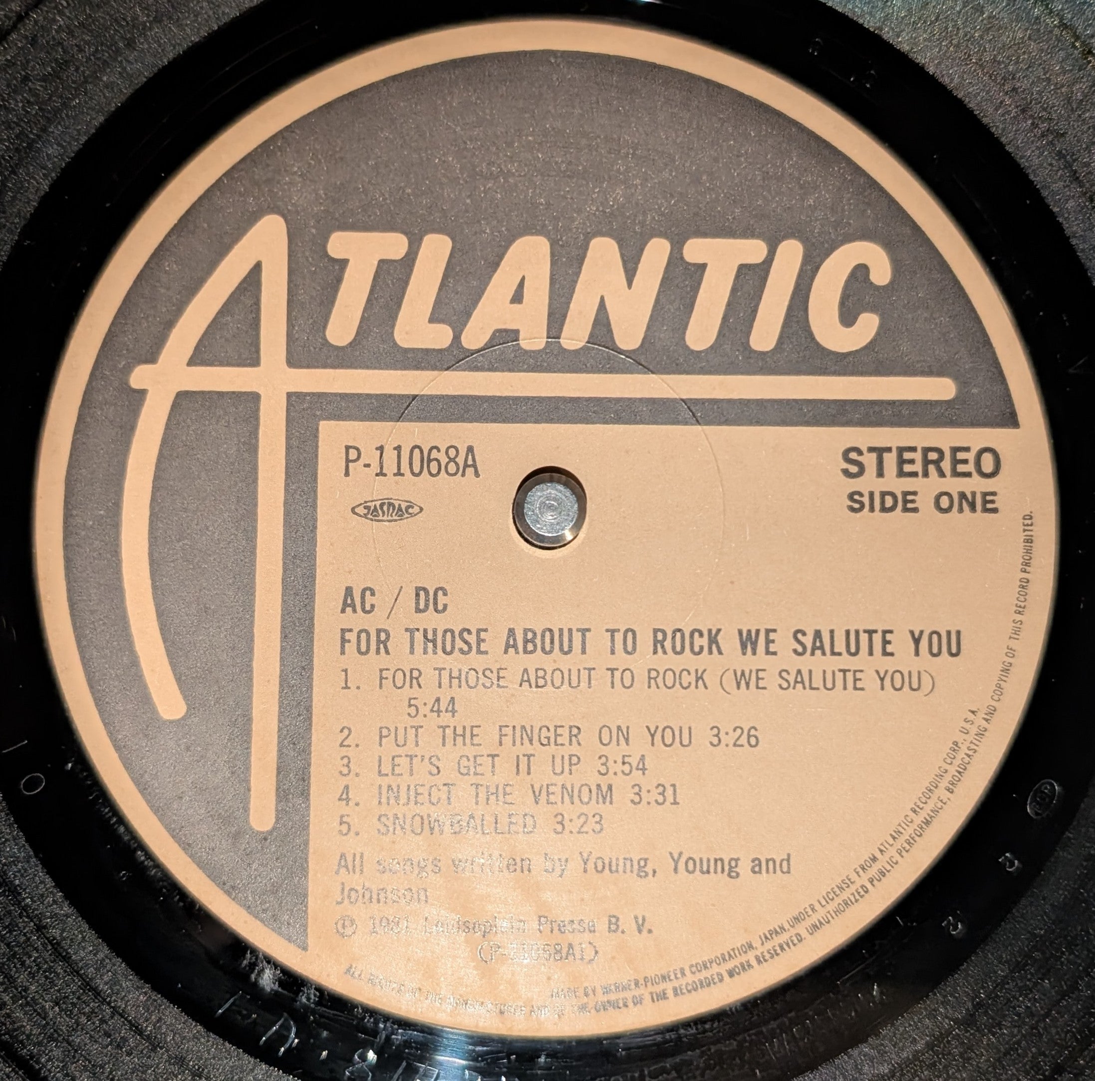 AC/DC - For Those About To Rock (We Salute You) ** Sold **