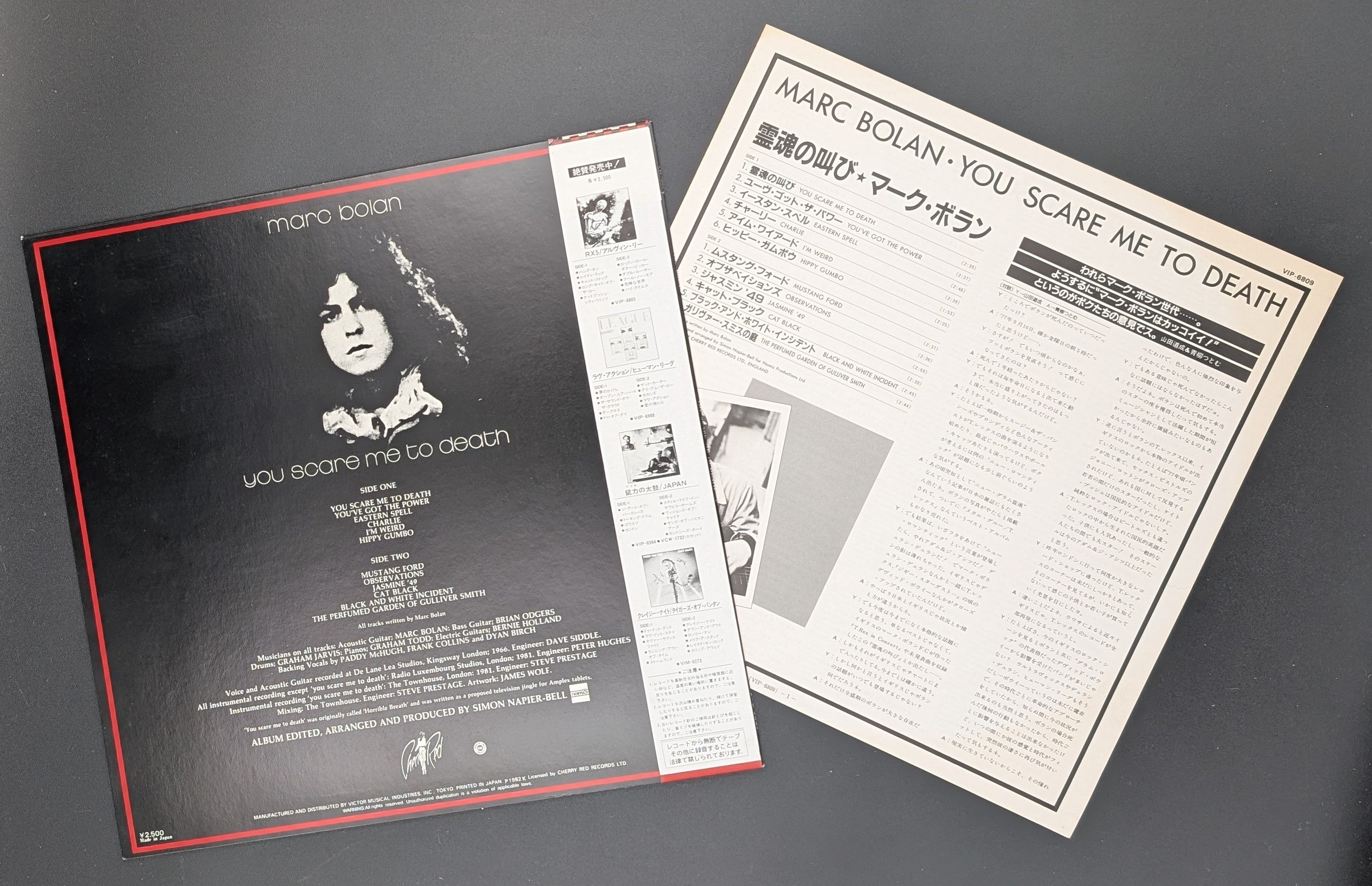 Marc Bolan - You Scare Me To Death