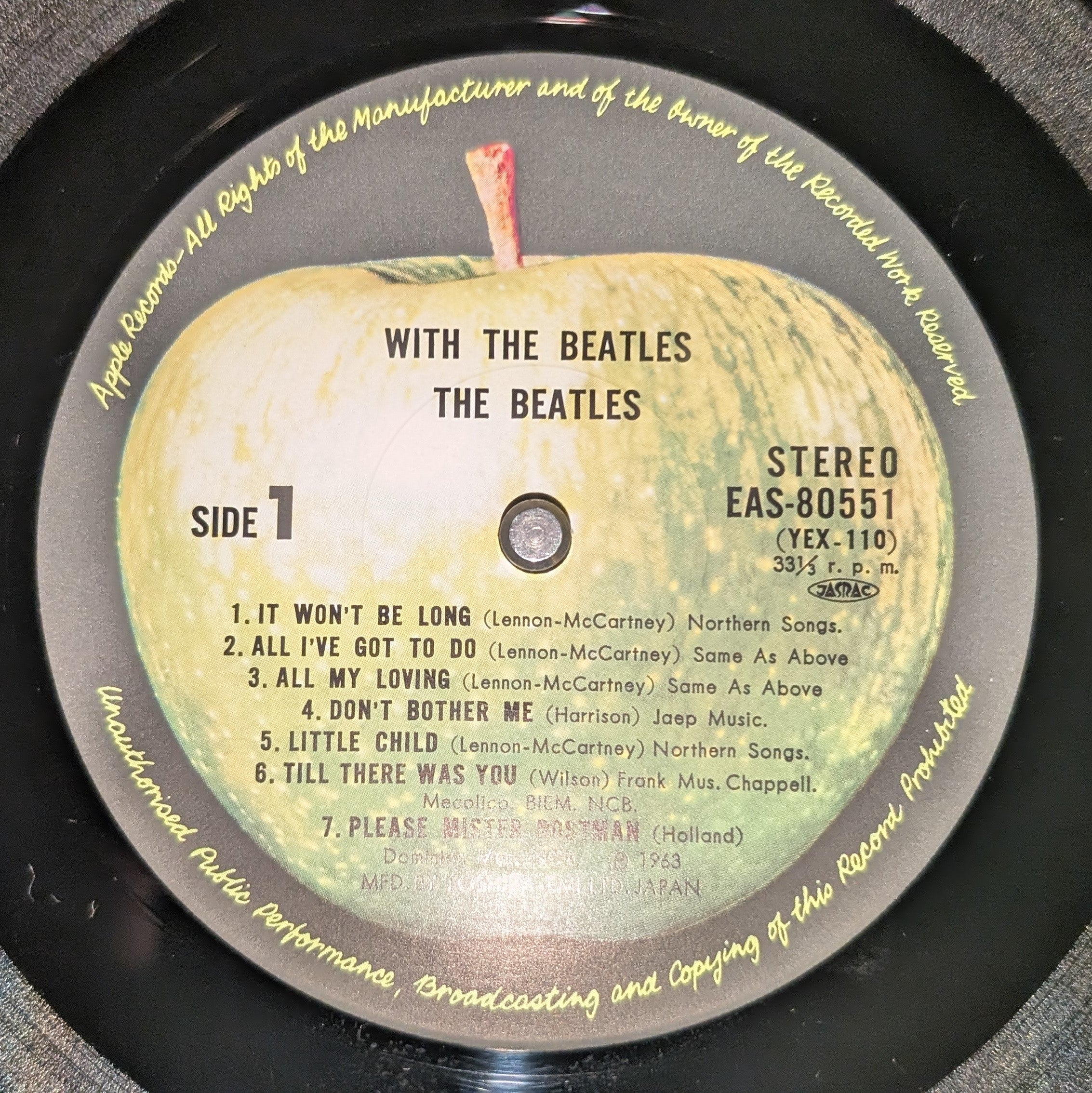 The Beatles - With The Beatles ** Sold **