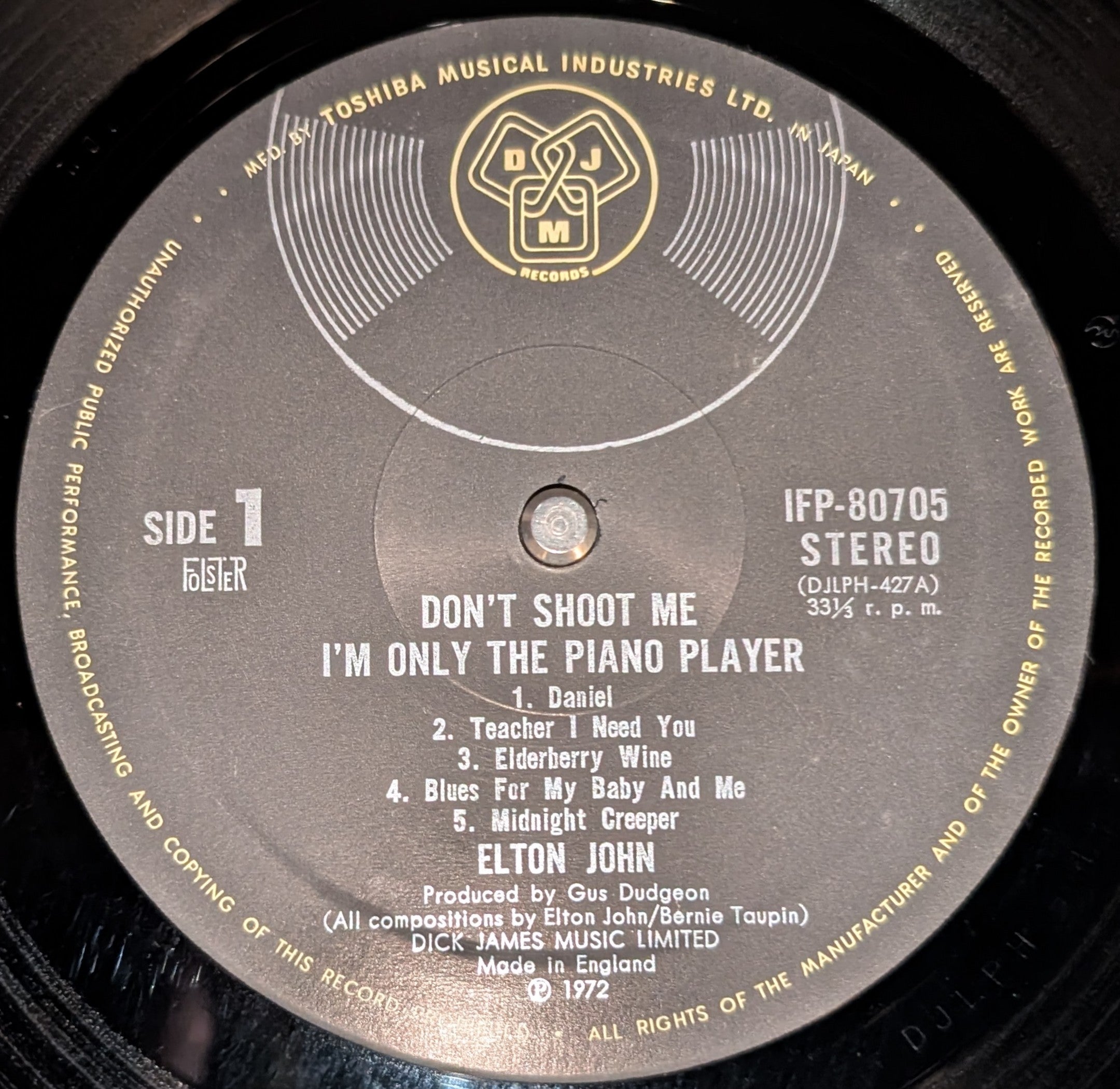 Elton John - Don't Shoot Me I'm Only The Piano Player
