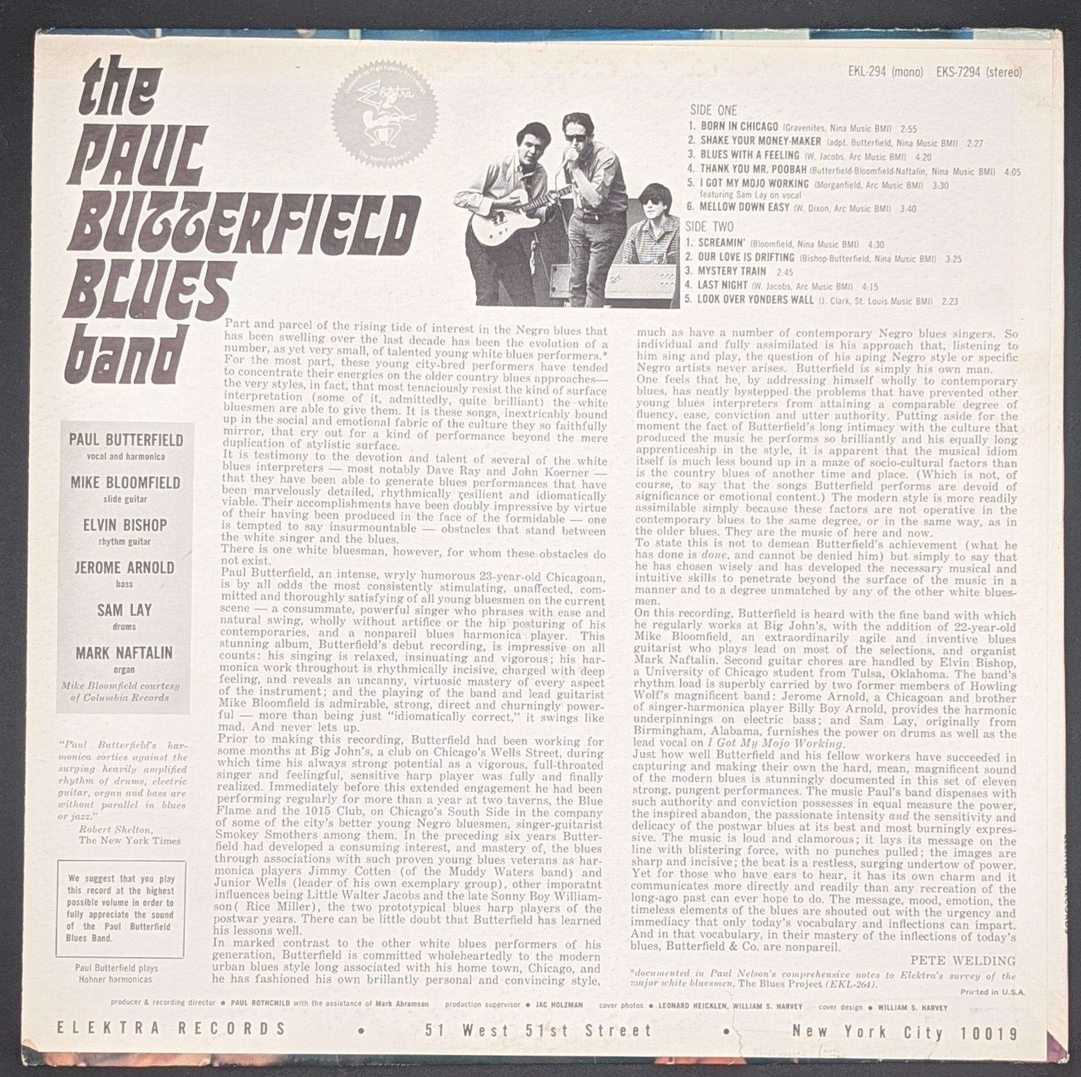The Paul Butterfield Blues Band - The Paul Butterfield Blues Band