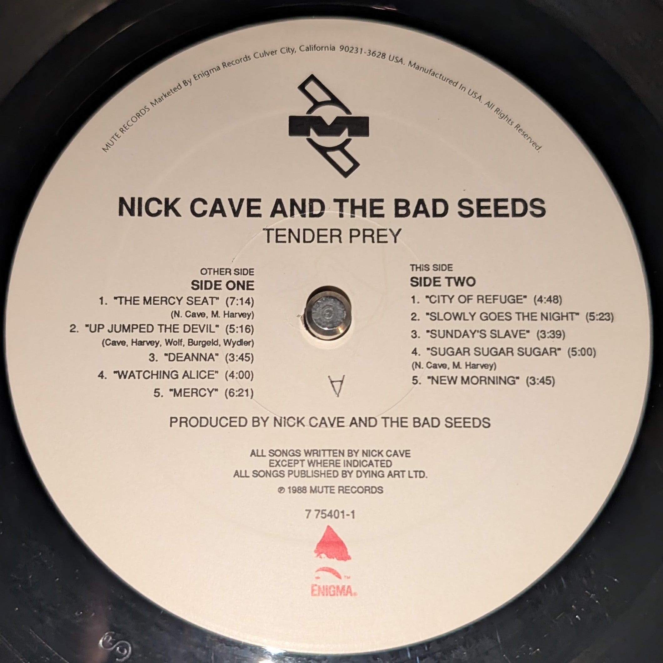 Nick Cave & The Bad Seeds - Tender Prey * Sold *