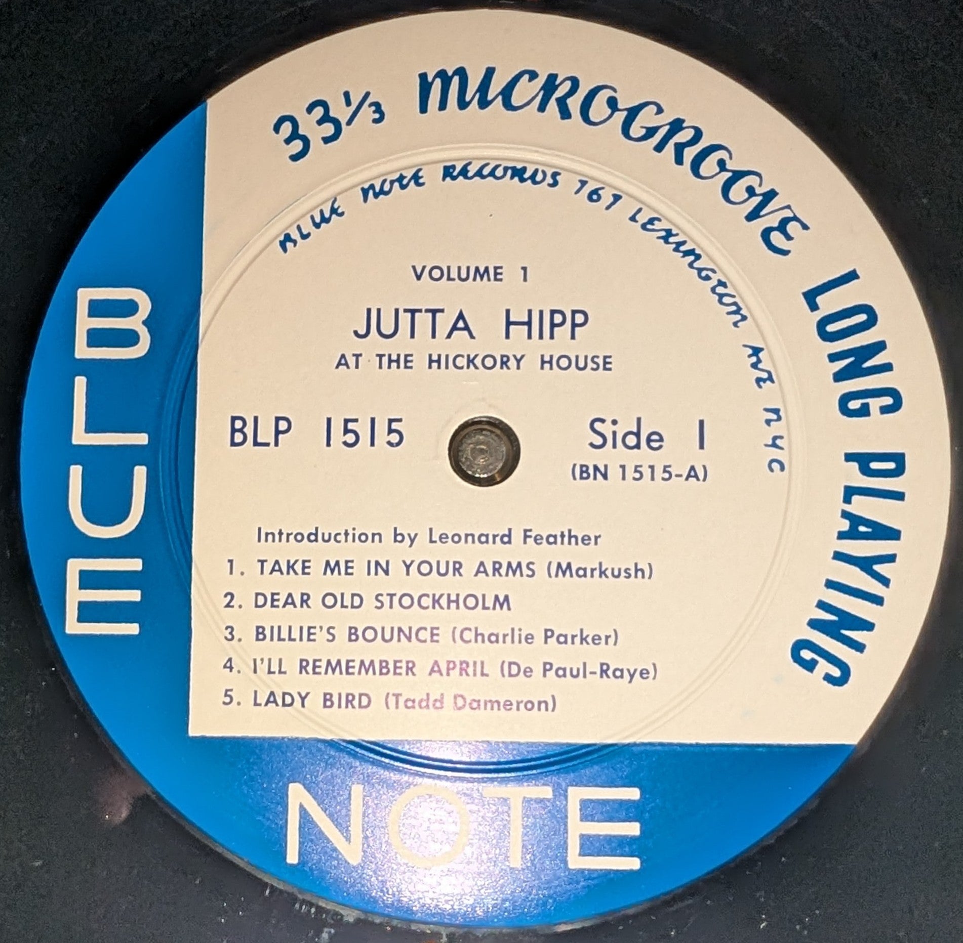 Jutta Hipp - At The Hickory House Volume 1, 2