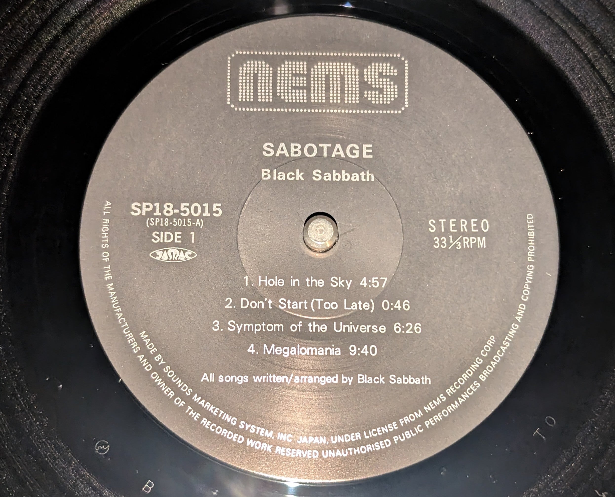 Black Sabbath - Sabotage