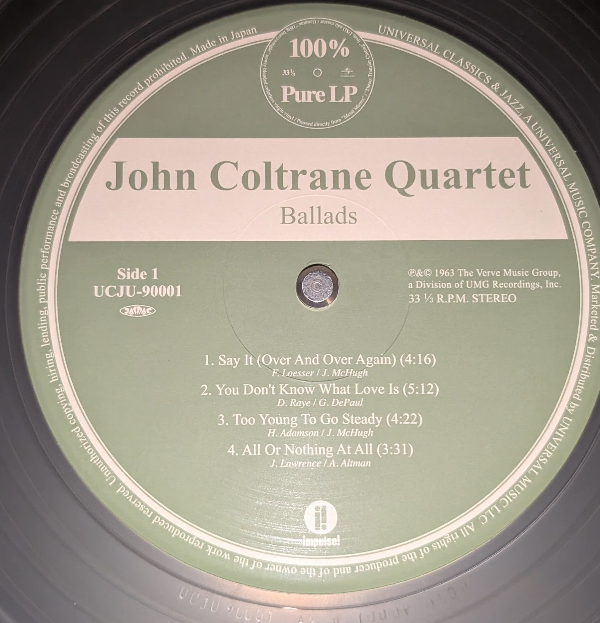 The John Coltrane Quartet - Ballads