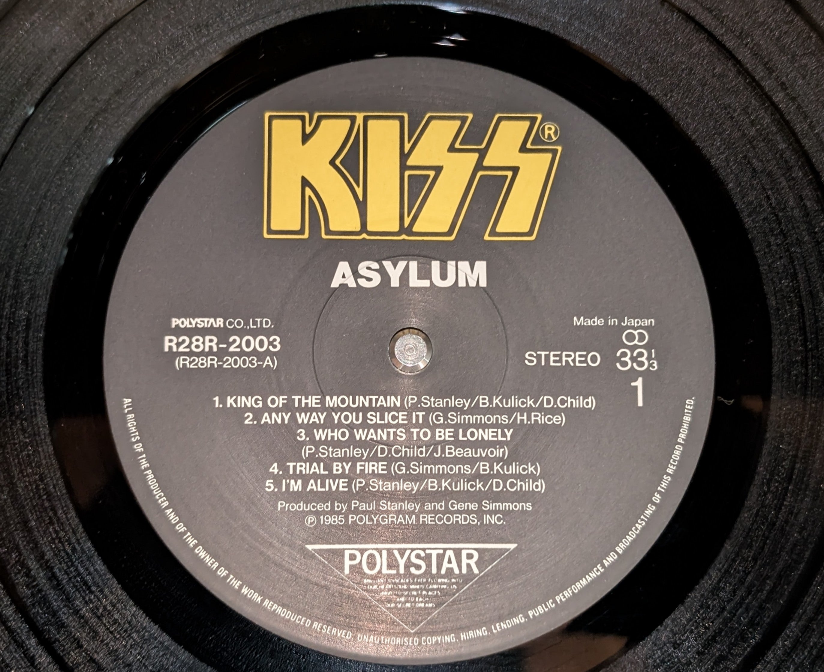 Kiss - Asylum 9 20