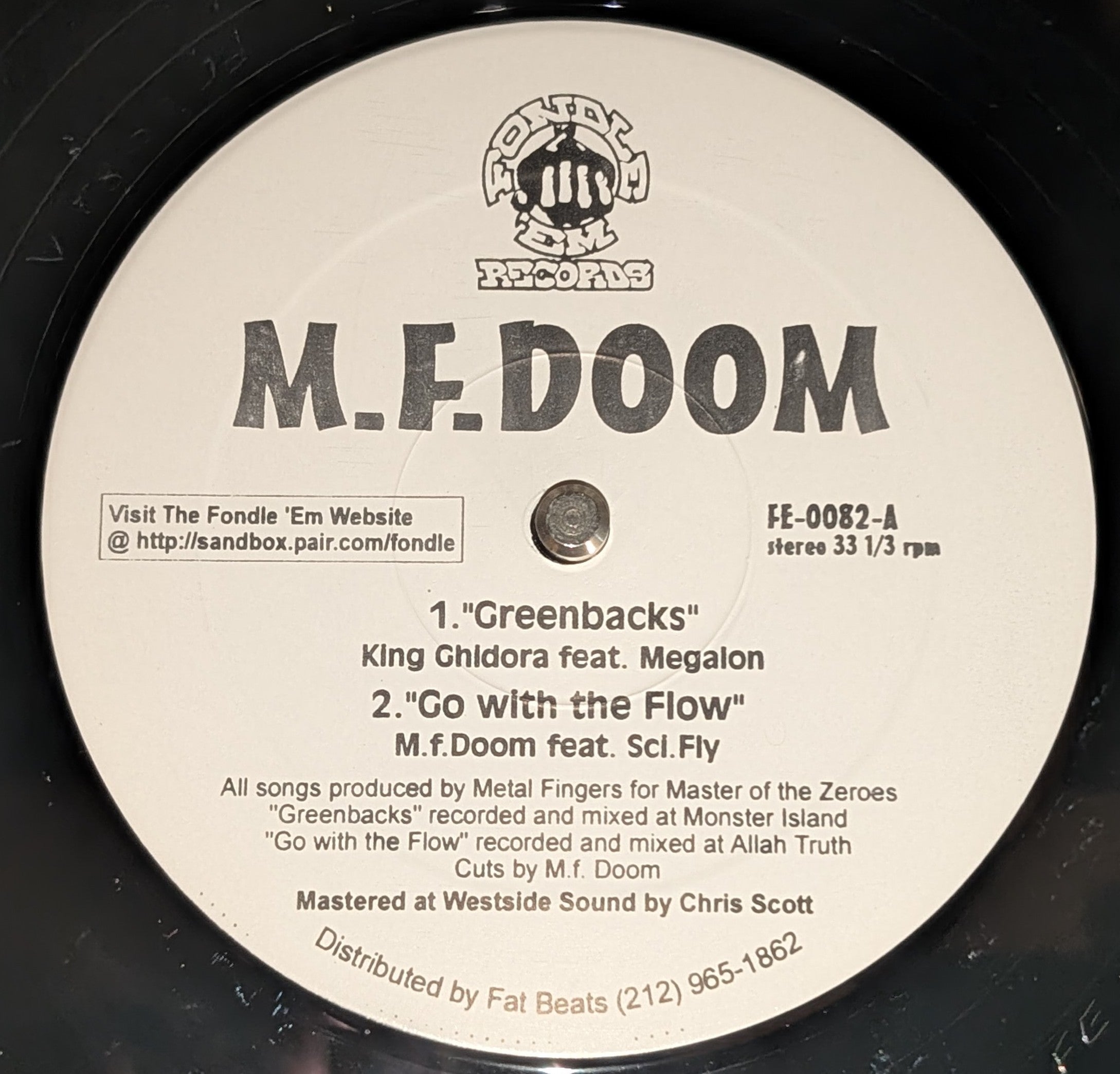 MF Doom - Greenbacks / Go With The Flow