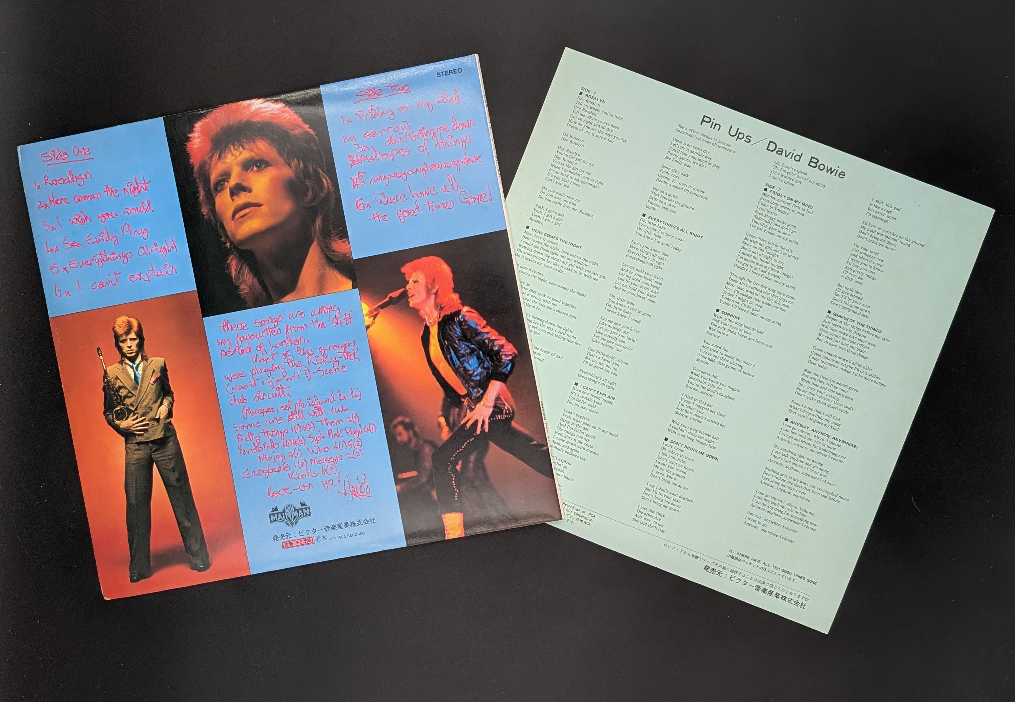 David Bowie - Pinups  ピンナップス