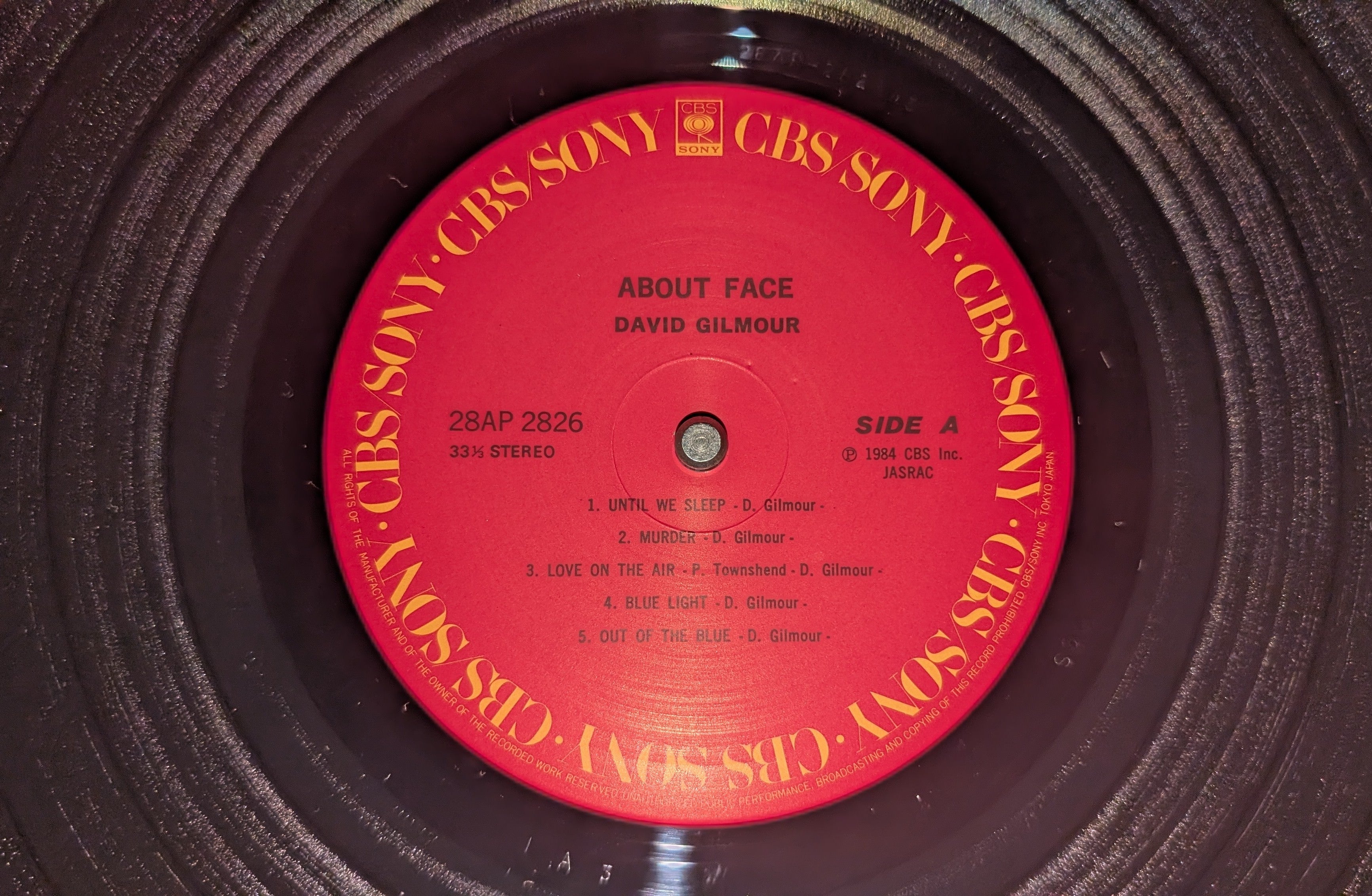 David Gilmour - About Face