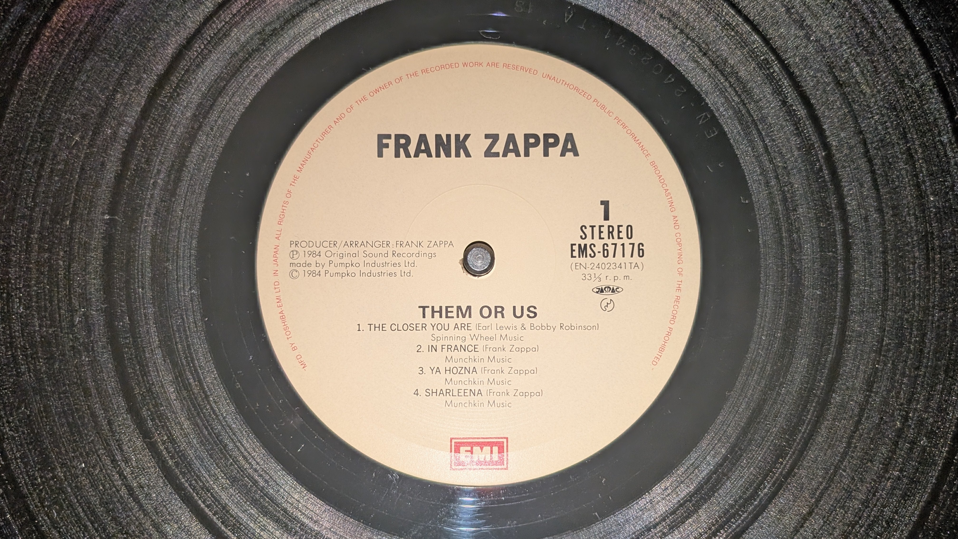 Frank Zappa - Them Or Us