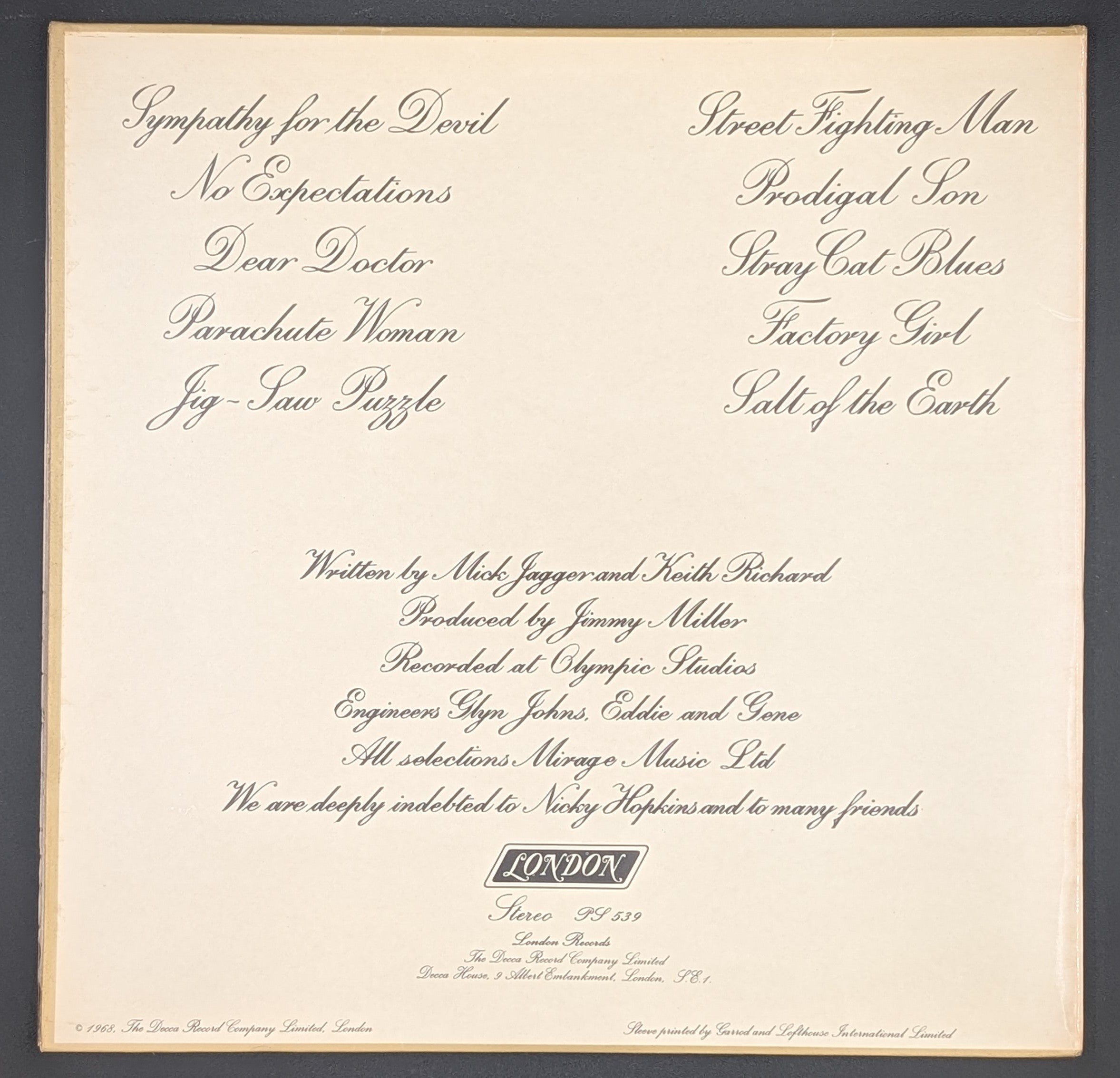 The Rolling Stones - Beggars Banquet
