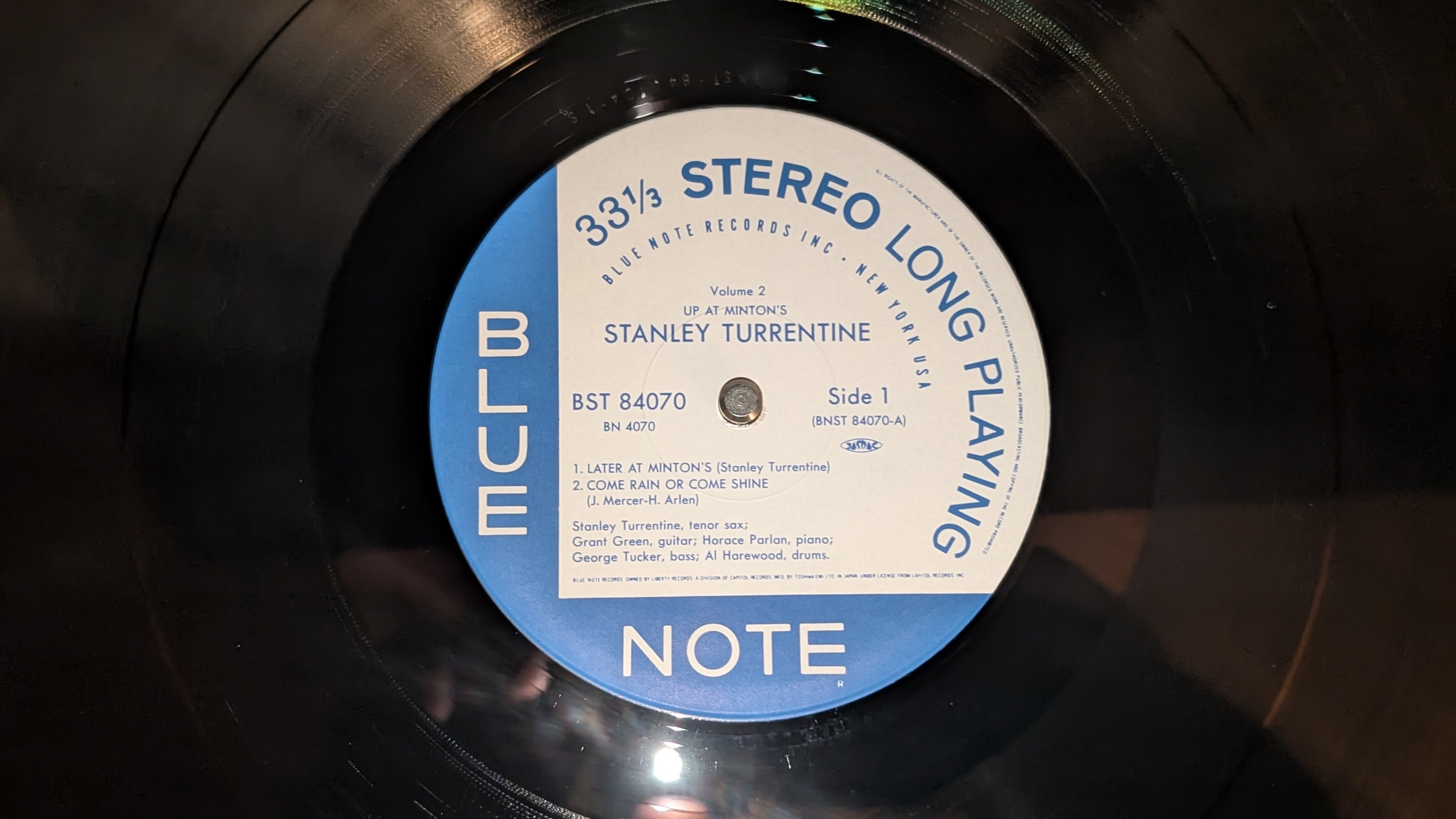 Stanley Turrentine - Up At "Minton's", Vol. 2