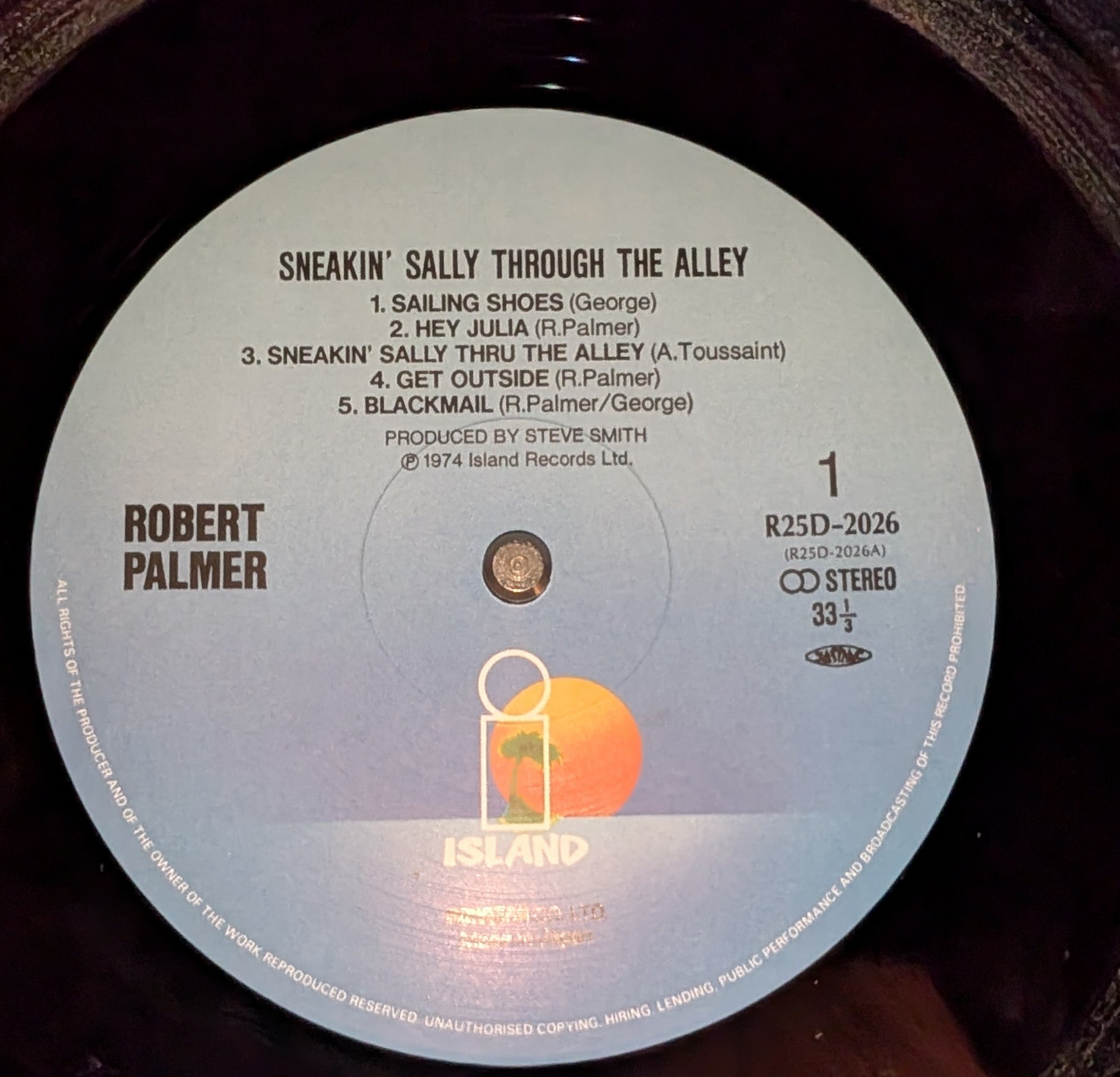 Robert Palmer - Sneakin' Sally Through The Alley