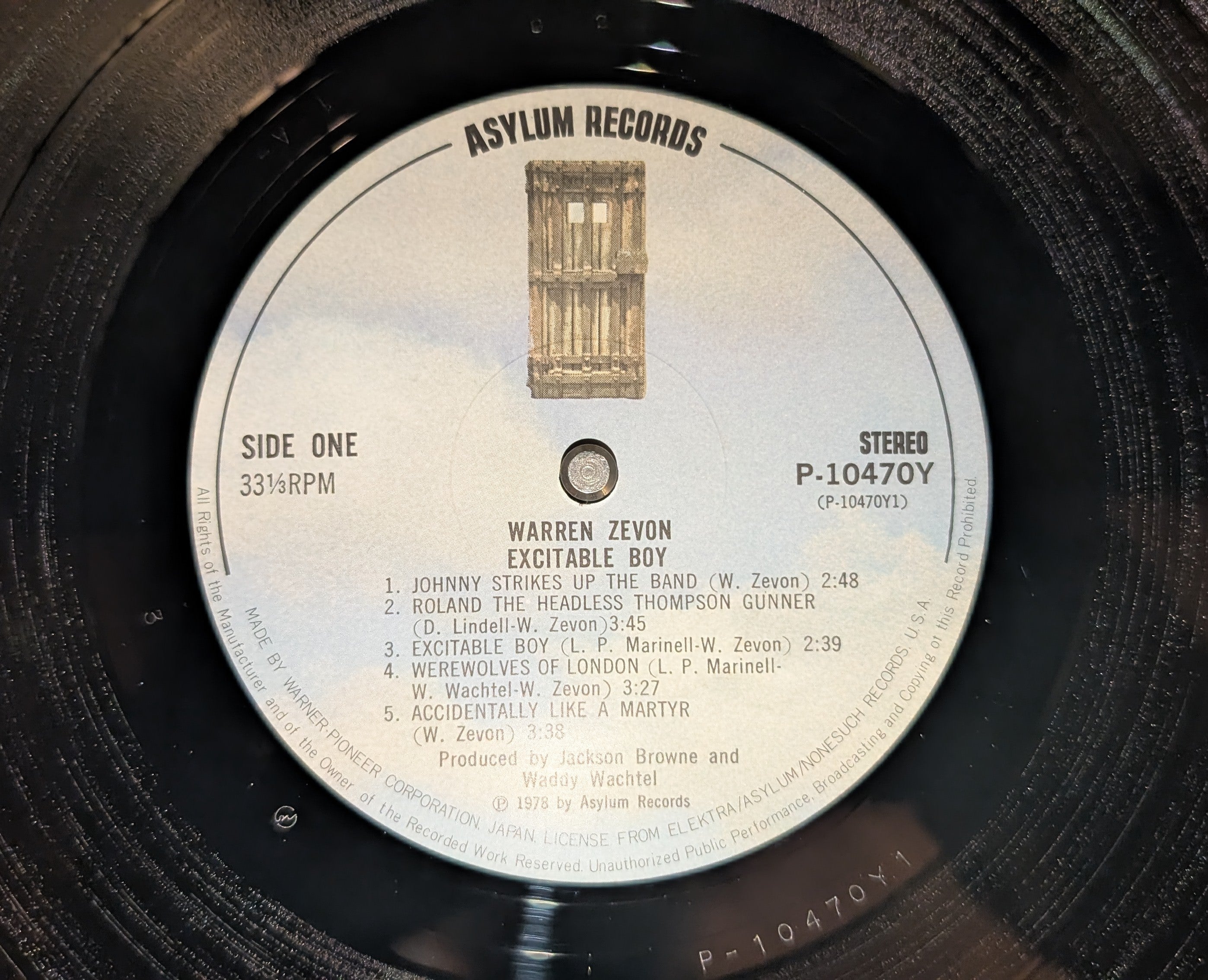 Warren Zevon - Excitable Boy
