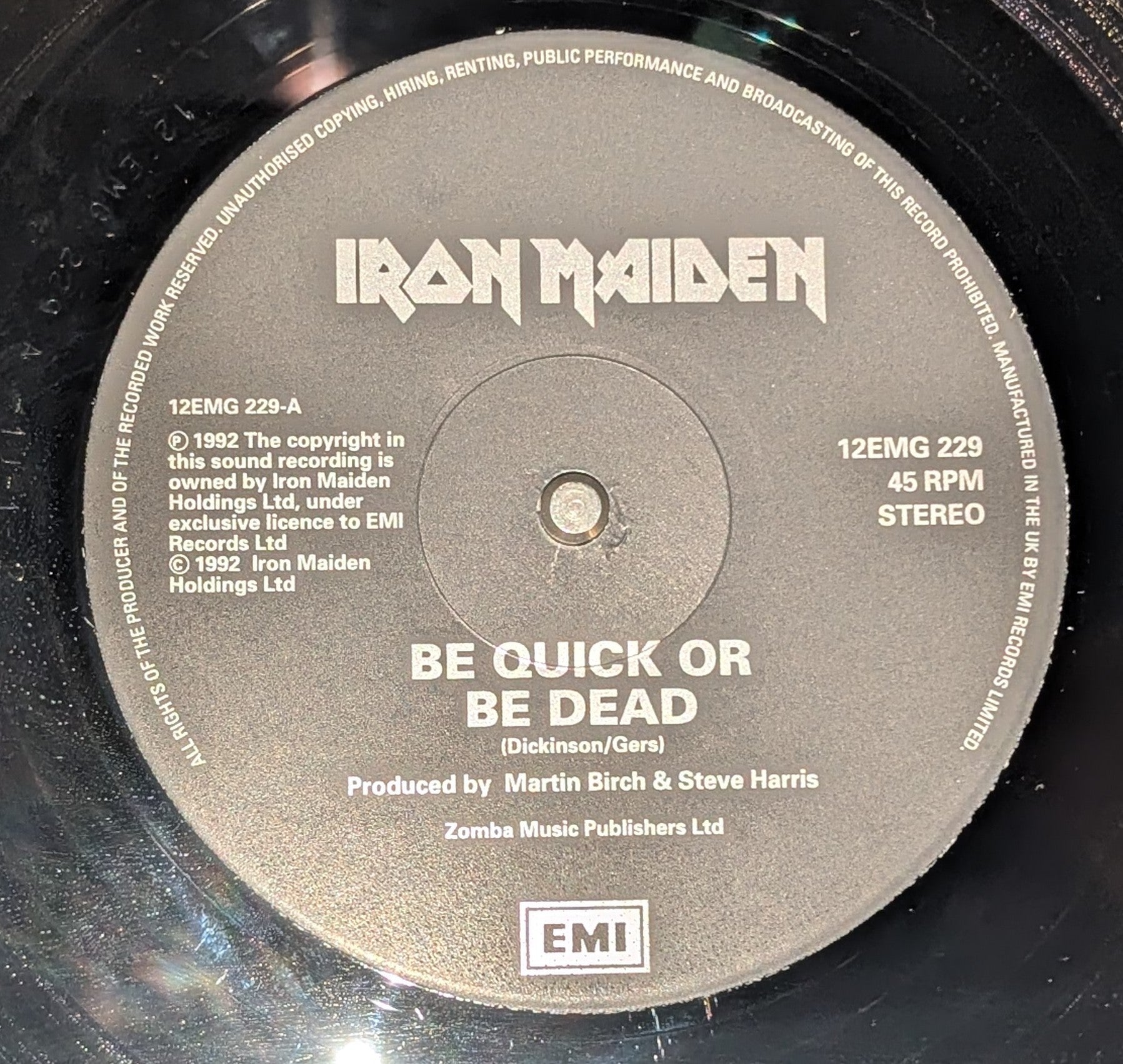 Iron Maiden - Be Quick Or Be Dead