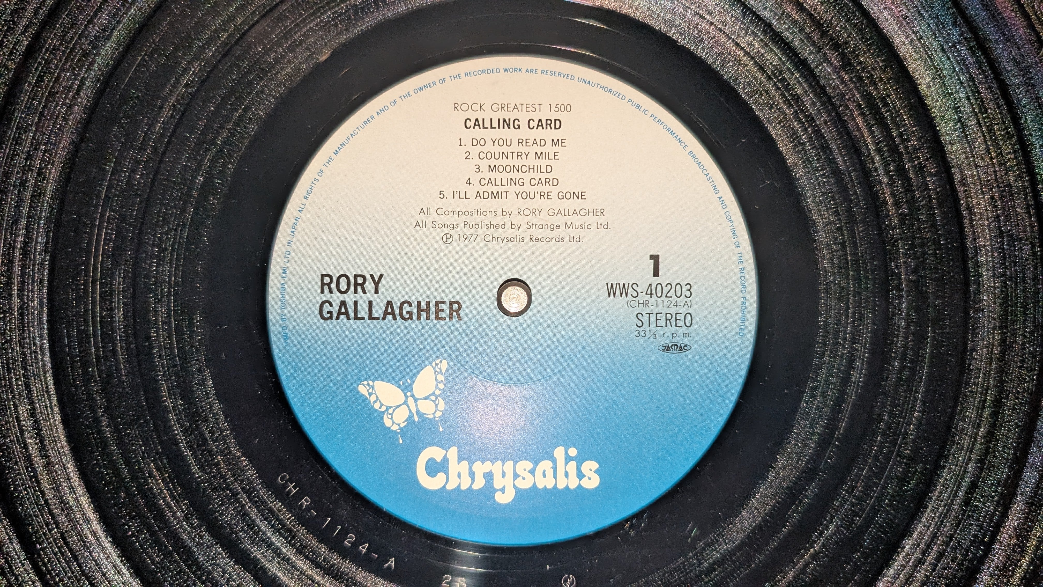 Rory Gallagher - Calling Card