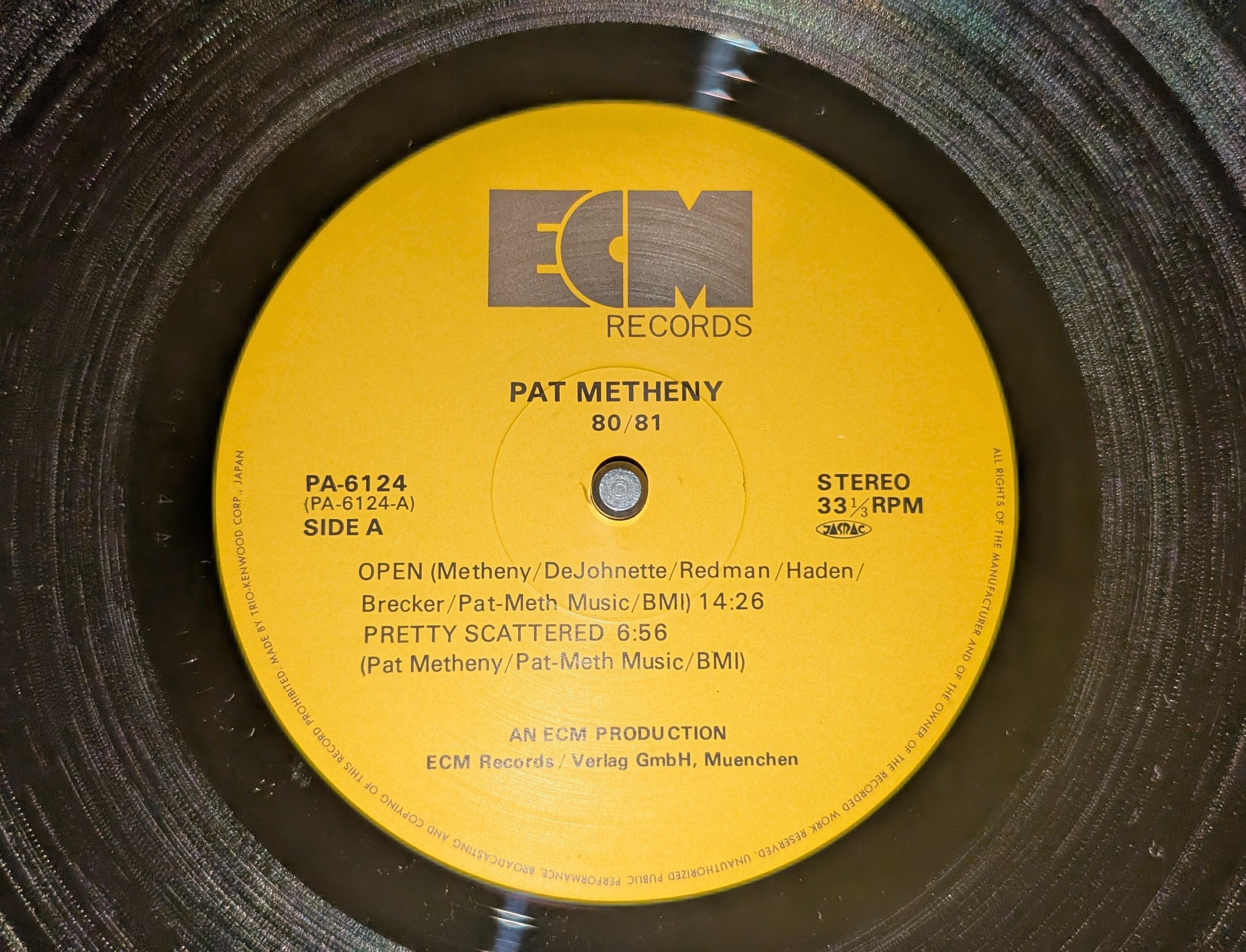 Pat Metheny, Charlie Haden, Jack DeJohnette, Dewey Redman, Michael Brecker - 80/81