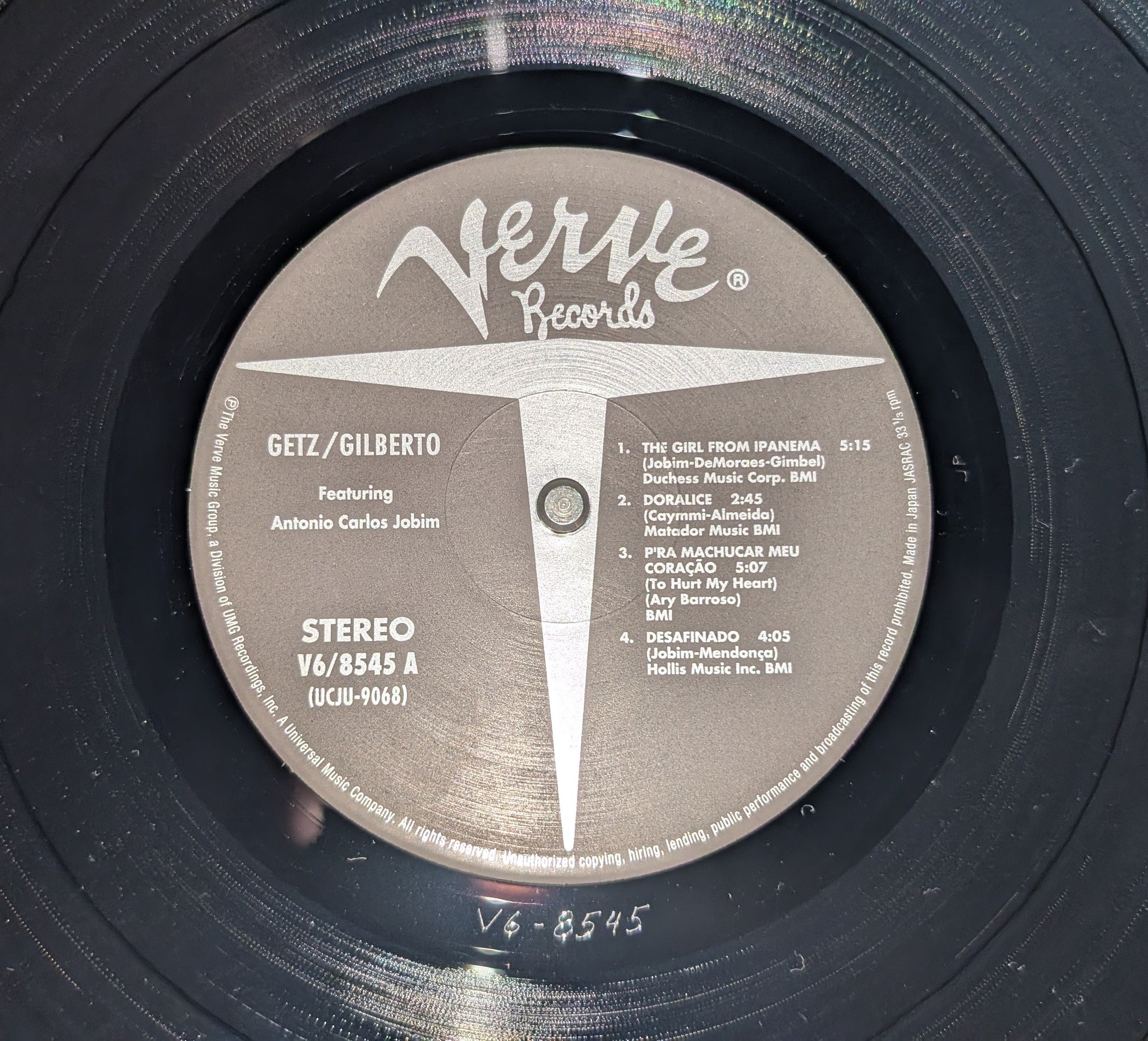 Stan Getz / João Gilberto Featuring Antonio Carlos Jobim - Getz / Gilberto