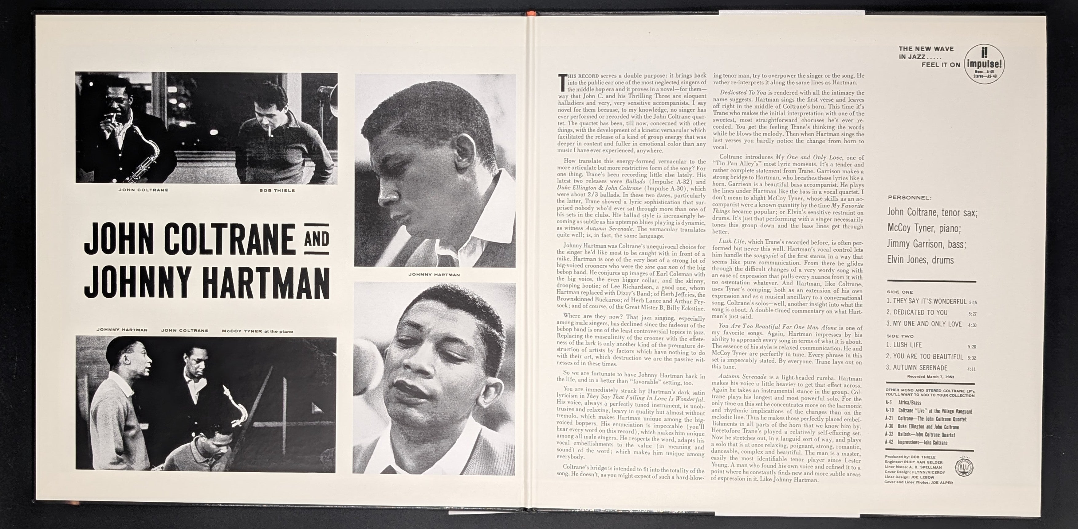 John Coltrane And Johnny Hartman - John Coltrane And Johnny Hartman