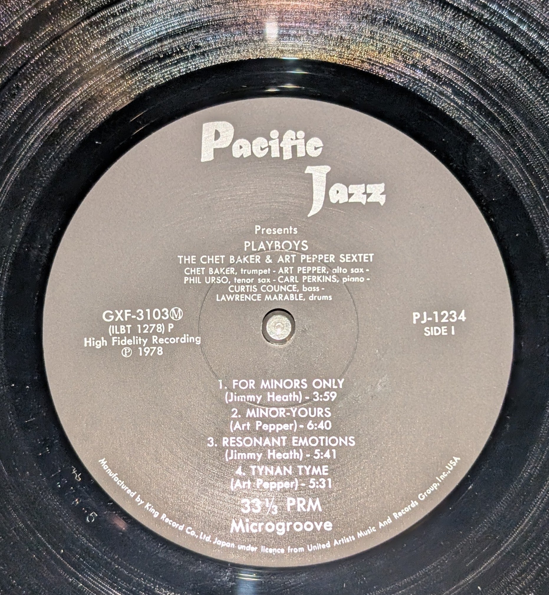 The Chet Baker-Art Pepper Sextet - Playboys